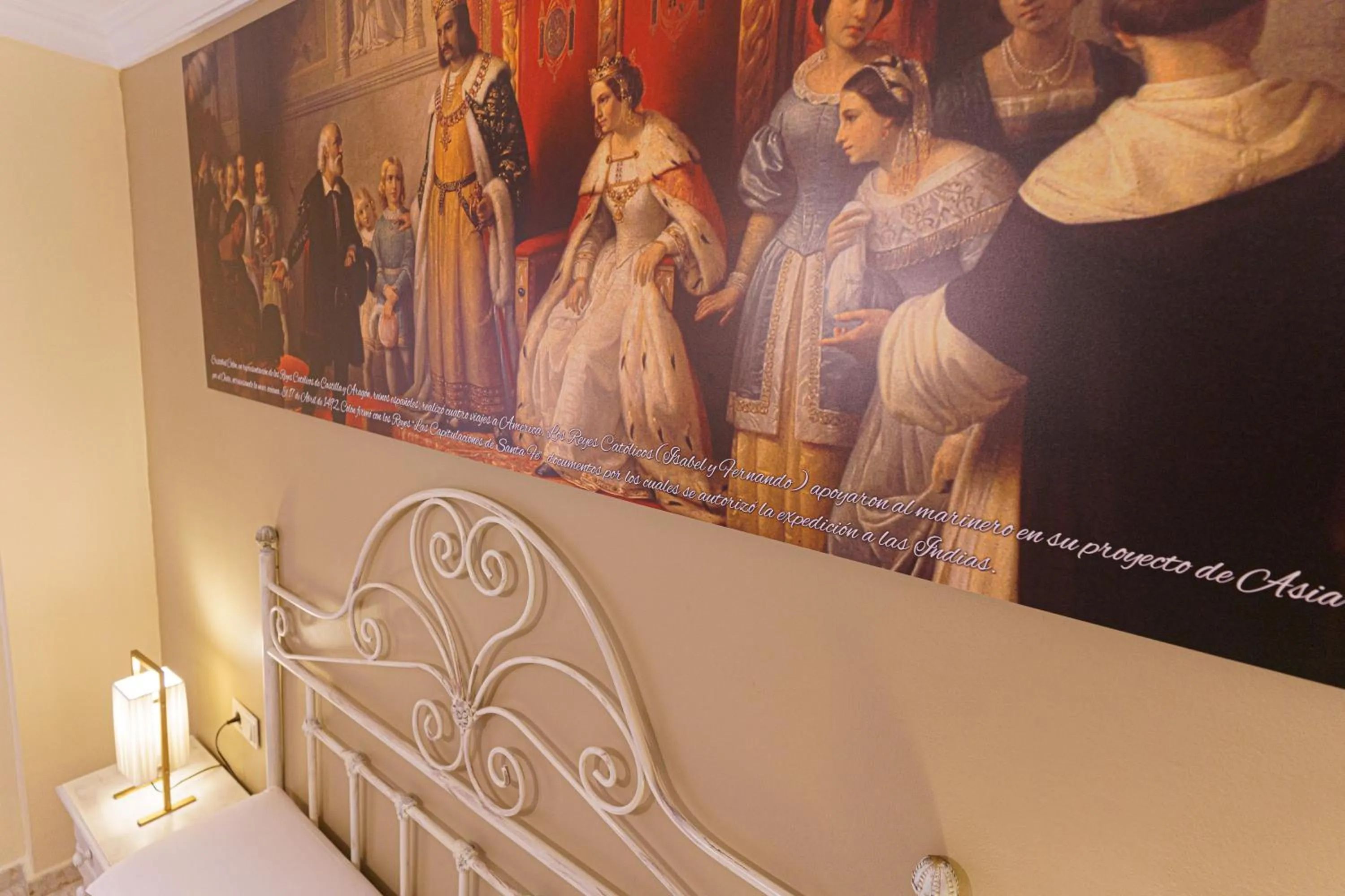 Decorative detail in Hotel Colón