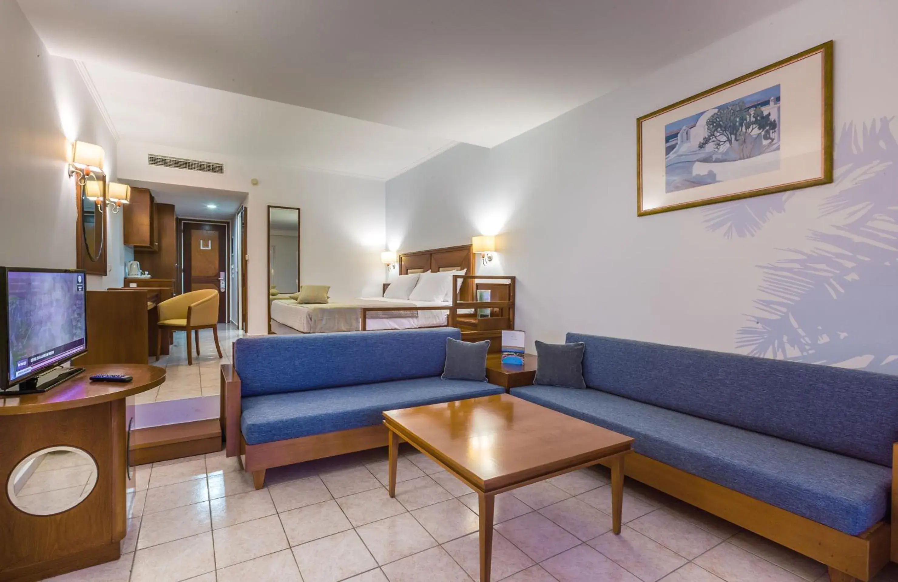 Bed in Kipriotis Maris Suites Bed in Kipriotis Maris Suites