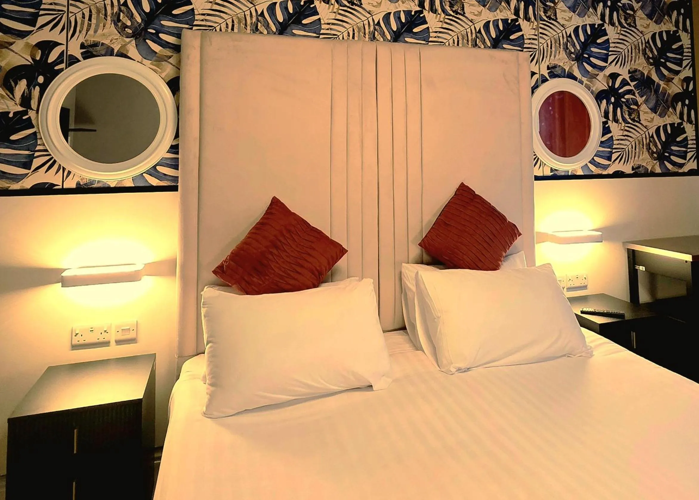 Bed in Yardley Manor Hotel