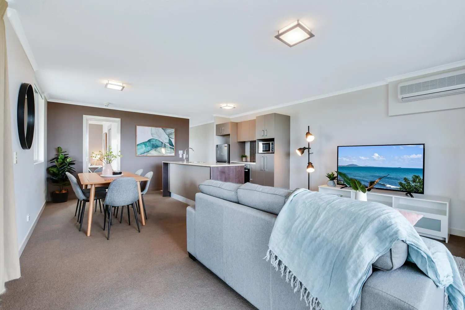 Living room in Horton Apartments