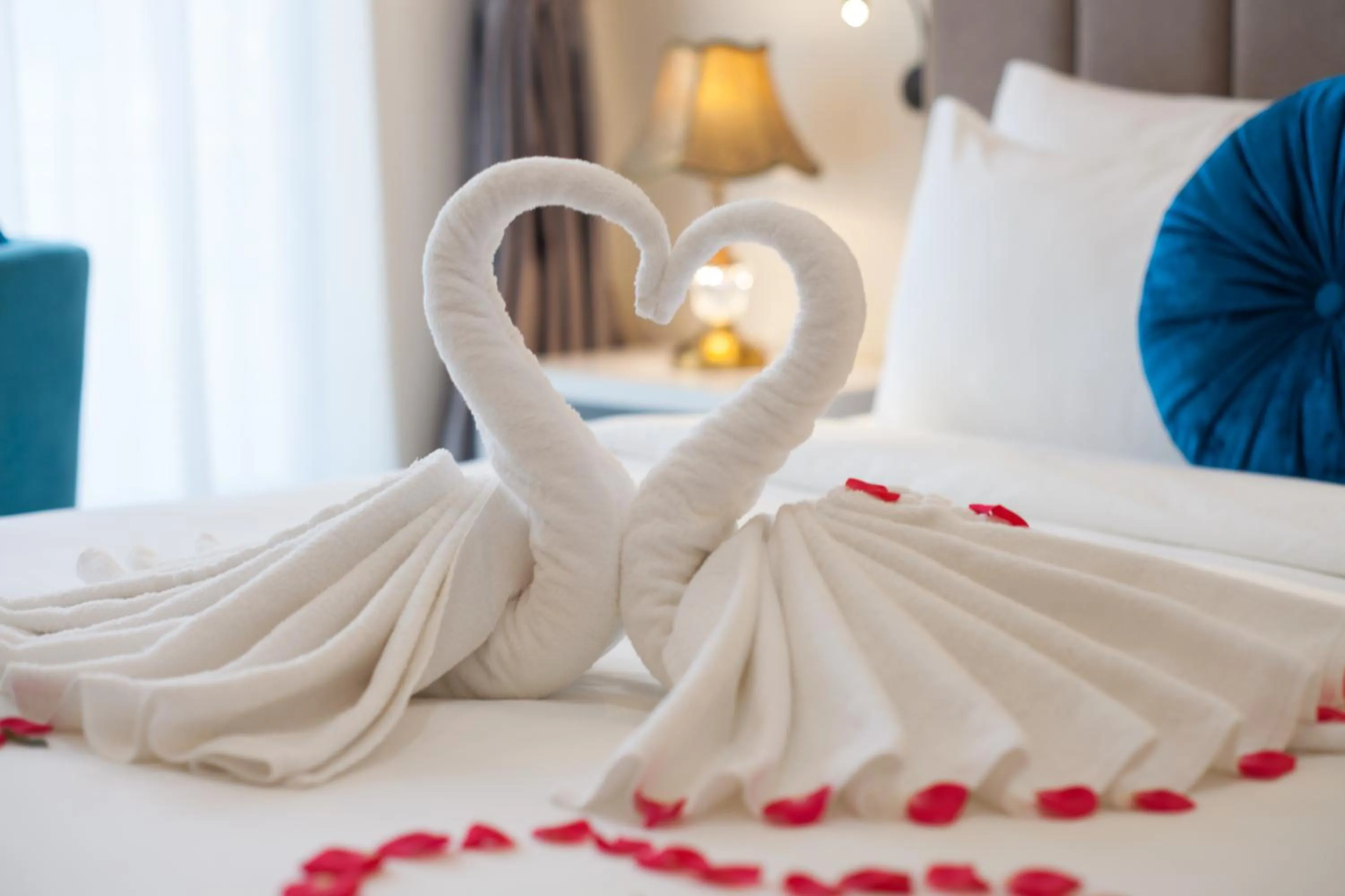 Decorative detail, Bed in Hanoi Hanvet Hotel