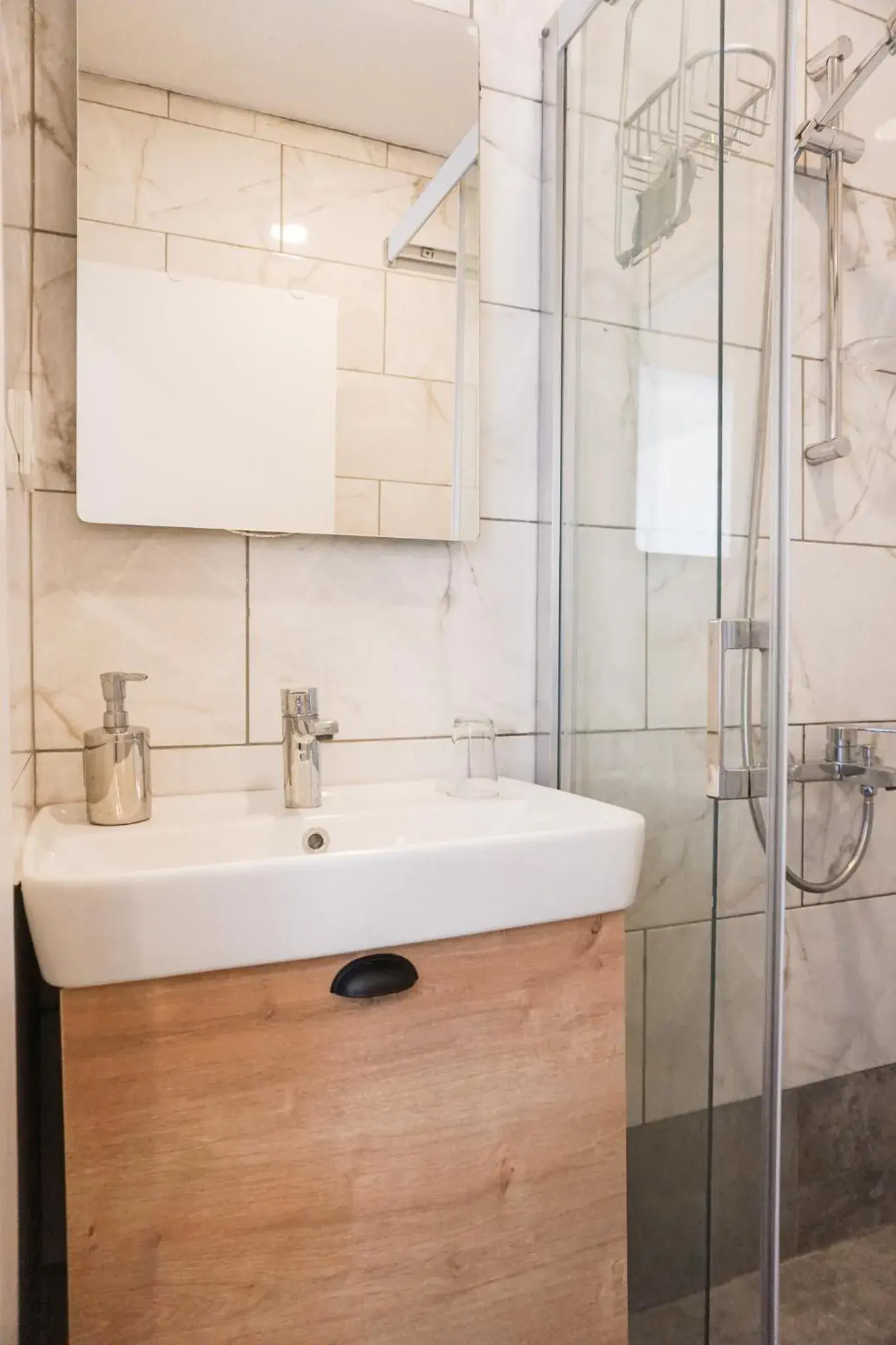 Bathroom in Daphnis Hotel Bathroom in Daphnis Hotel