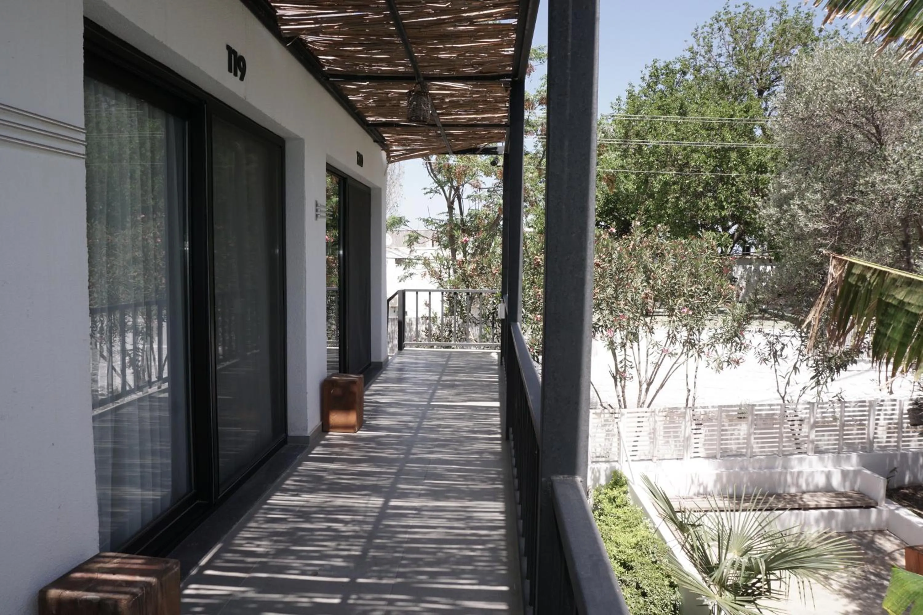 Garden view in Daphnis Hotel