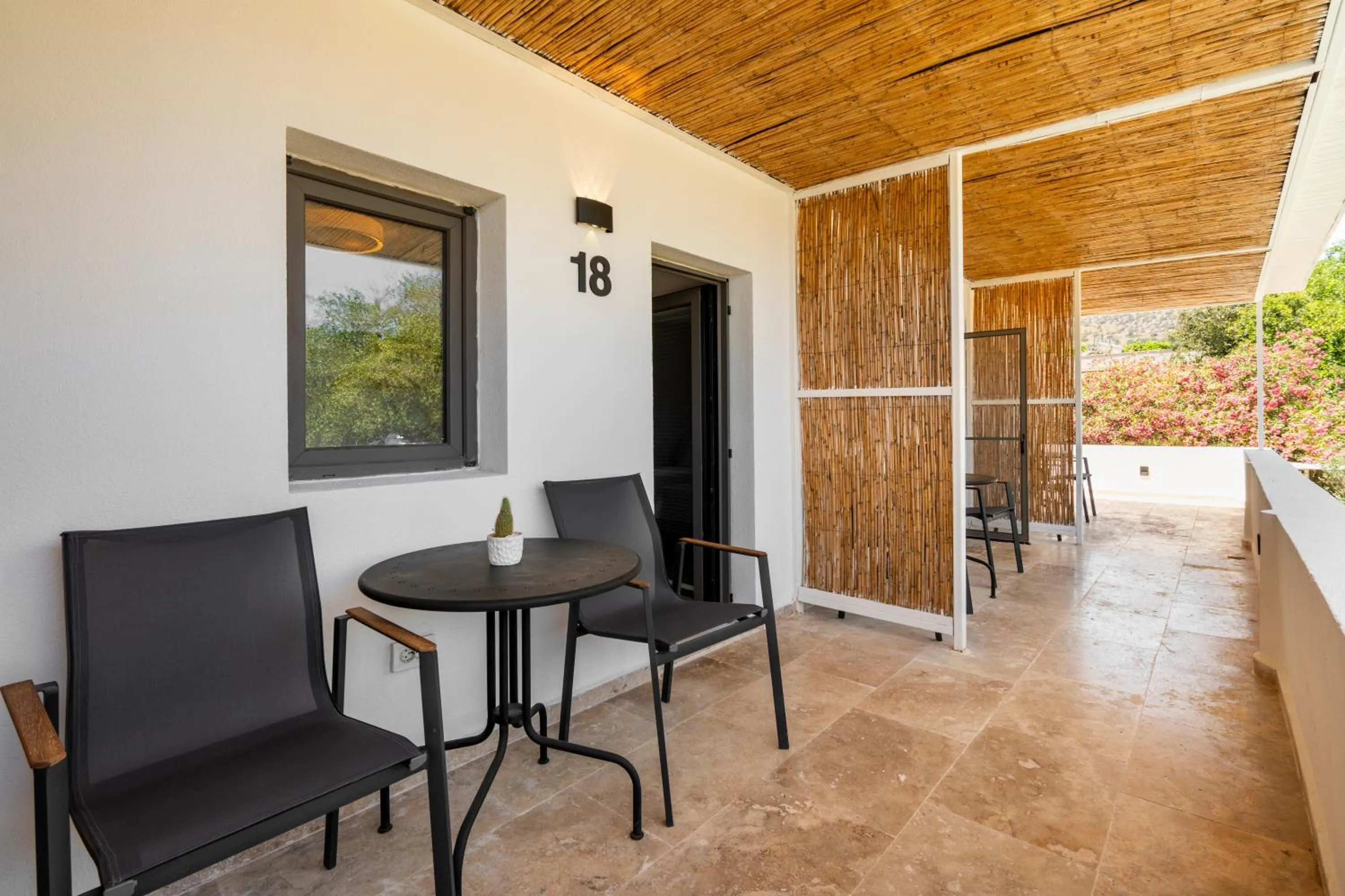 Patio in Daphnis Hotel