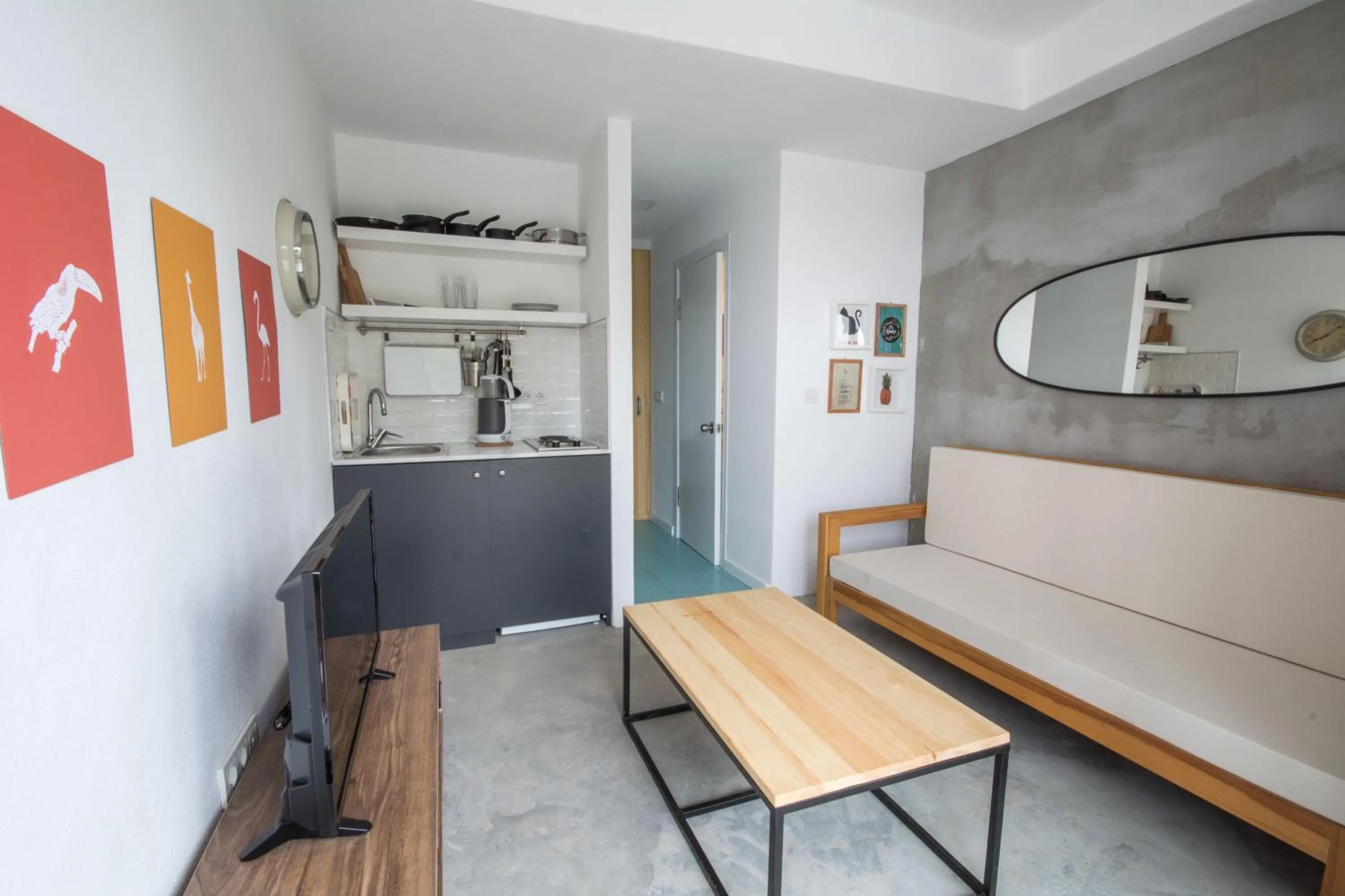 Bed in Daphnis Hotel