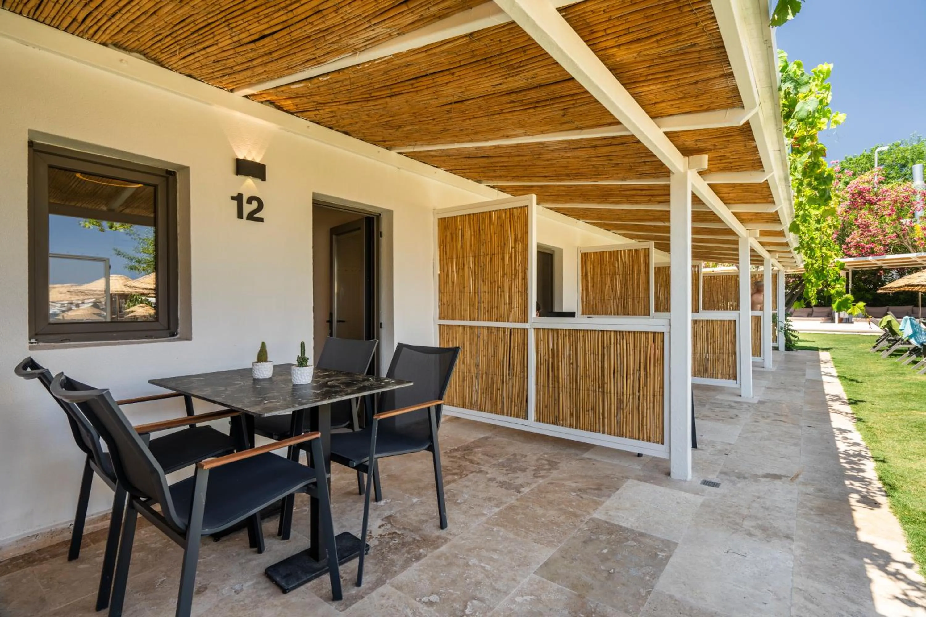 Patio in Daphnis Hotel