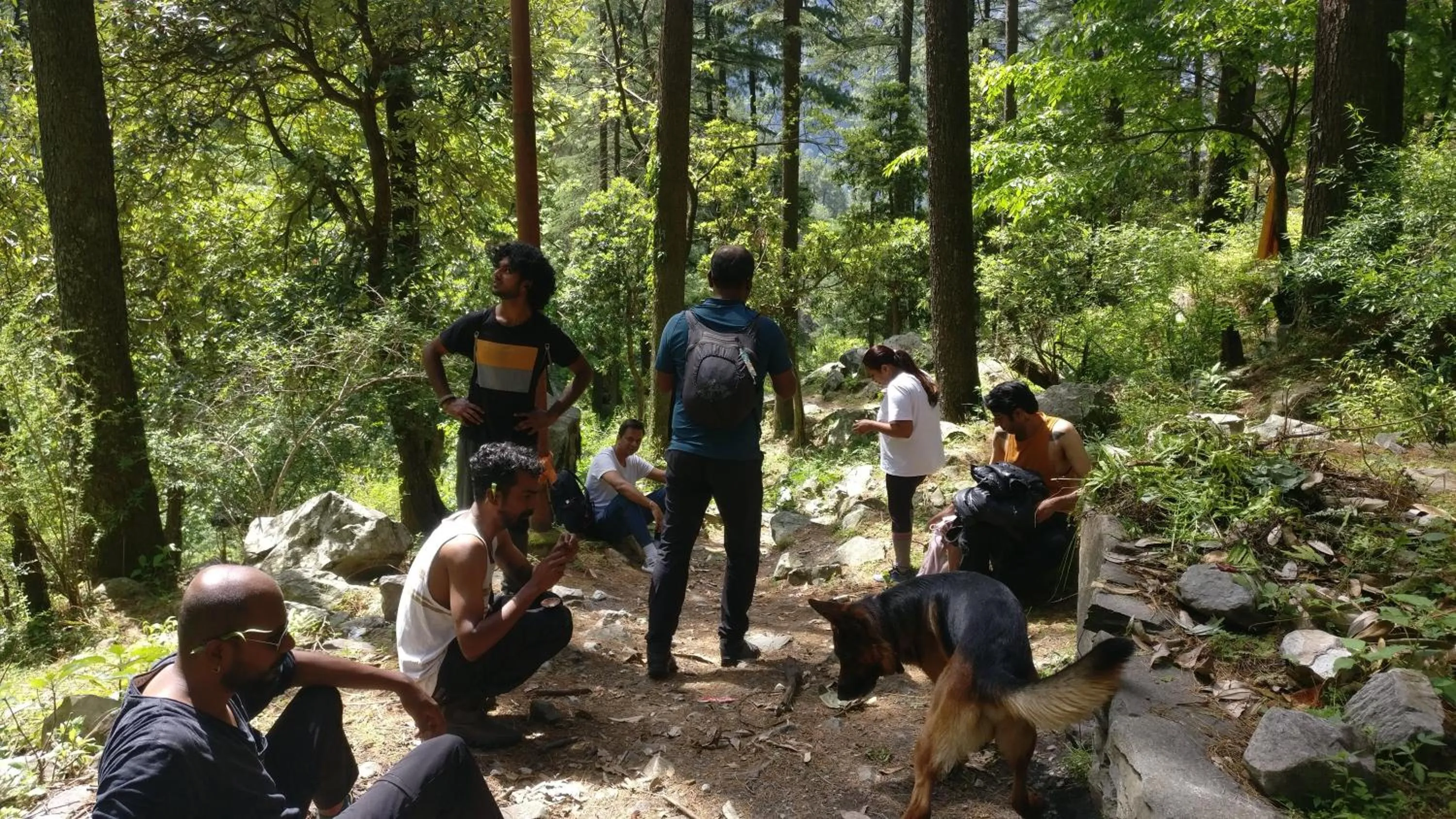 group of guests in Flipsyde Retreat