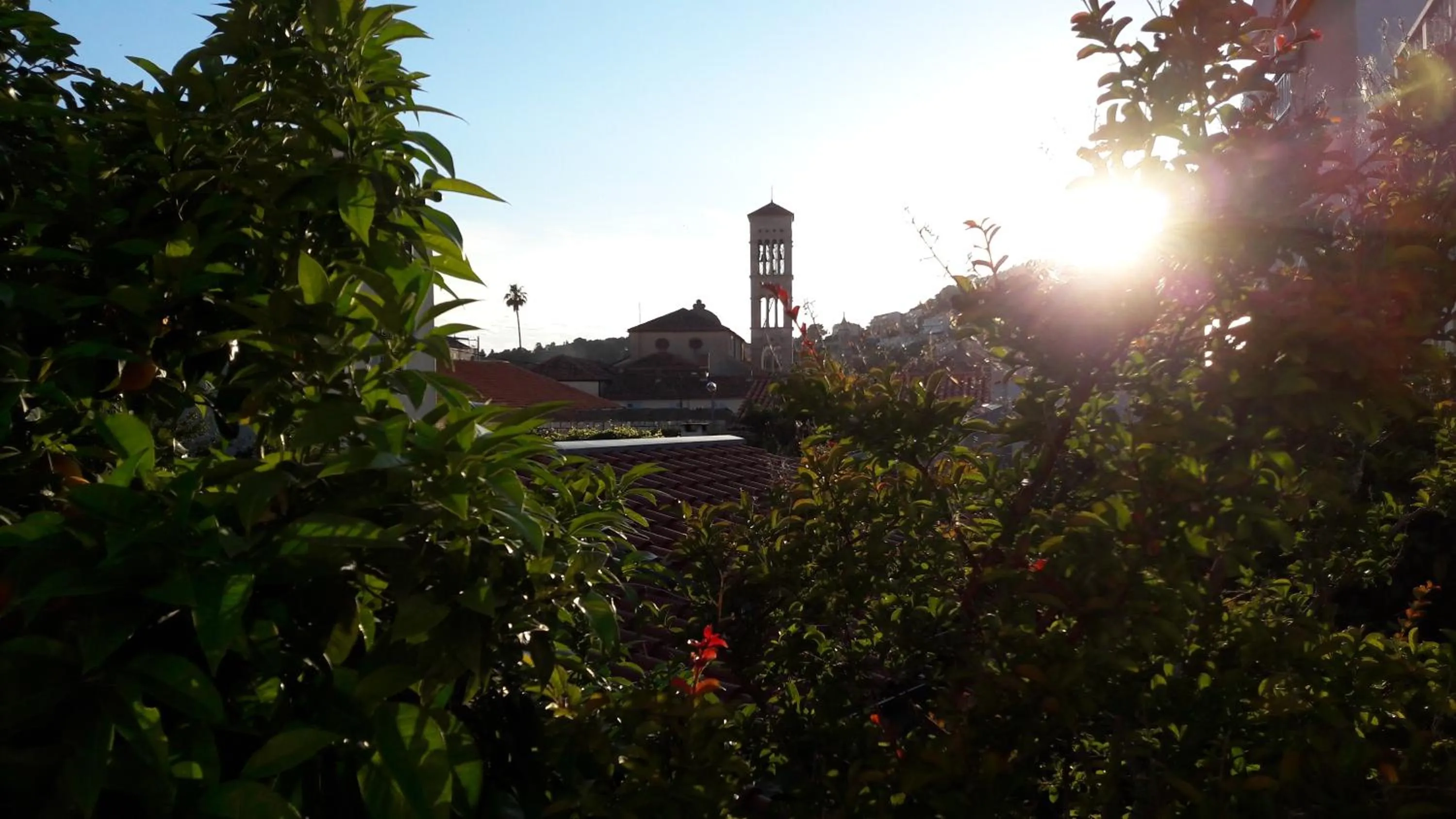 Sunset in Pension Oaza