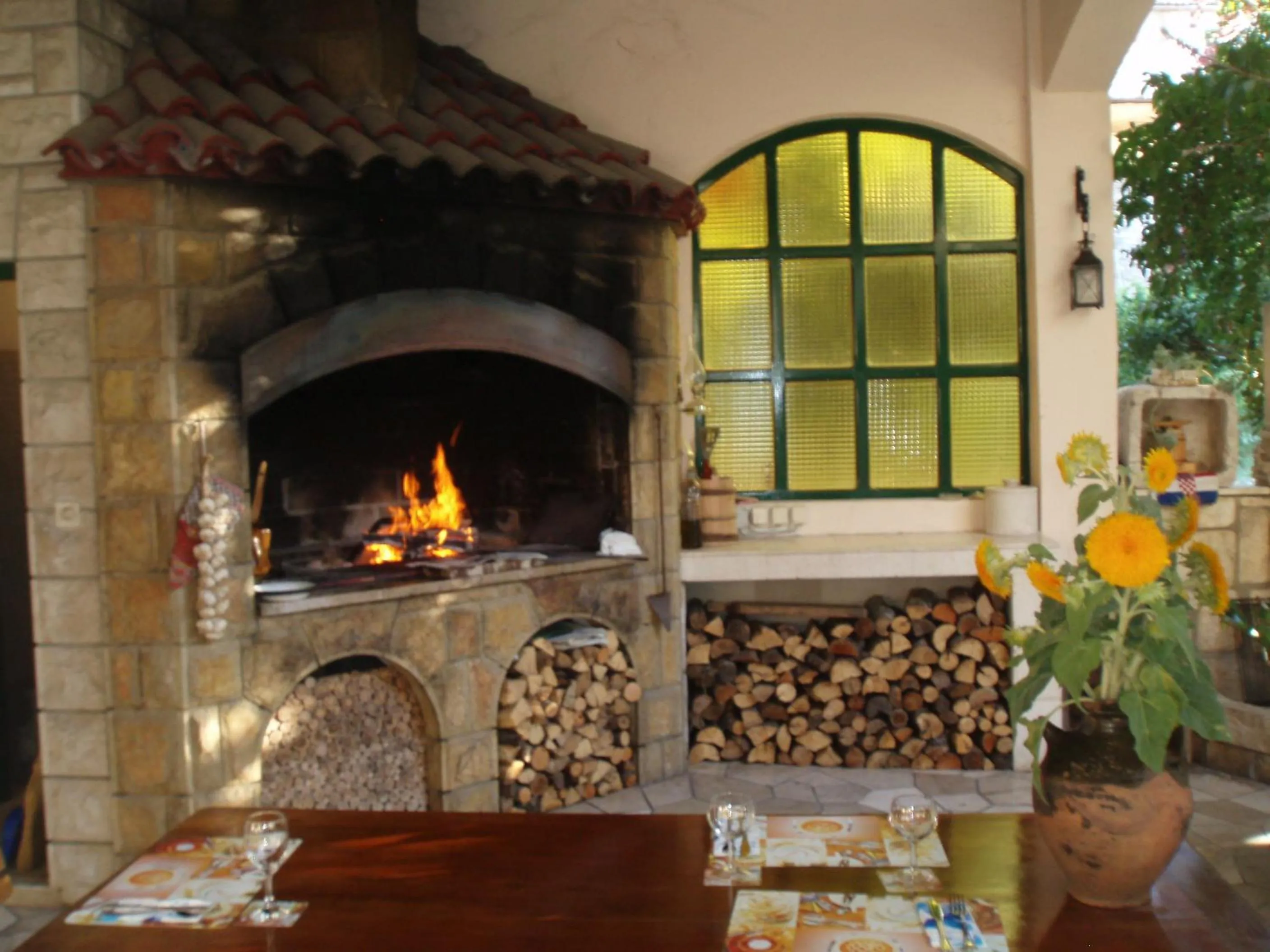 BBQ facilities in Pension Oaza