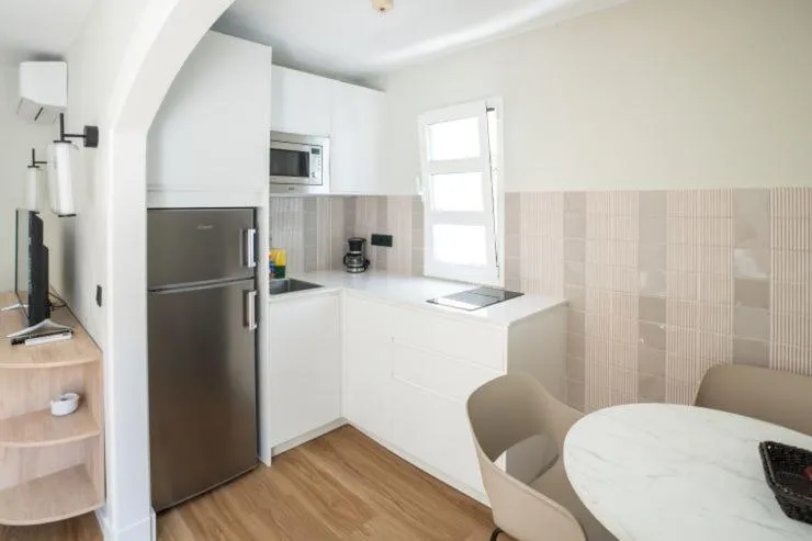 Kitchen or kitchenette in Apartamentos LIVVO Puerto de Mogán