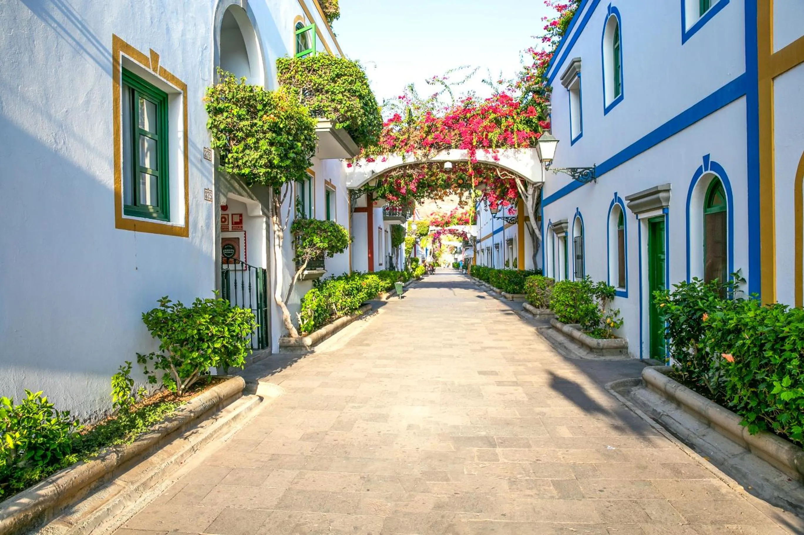 Facade/entrance, Property Building in Apartamentos Puerto de Mogan THe Home Collection