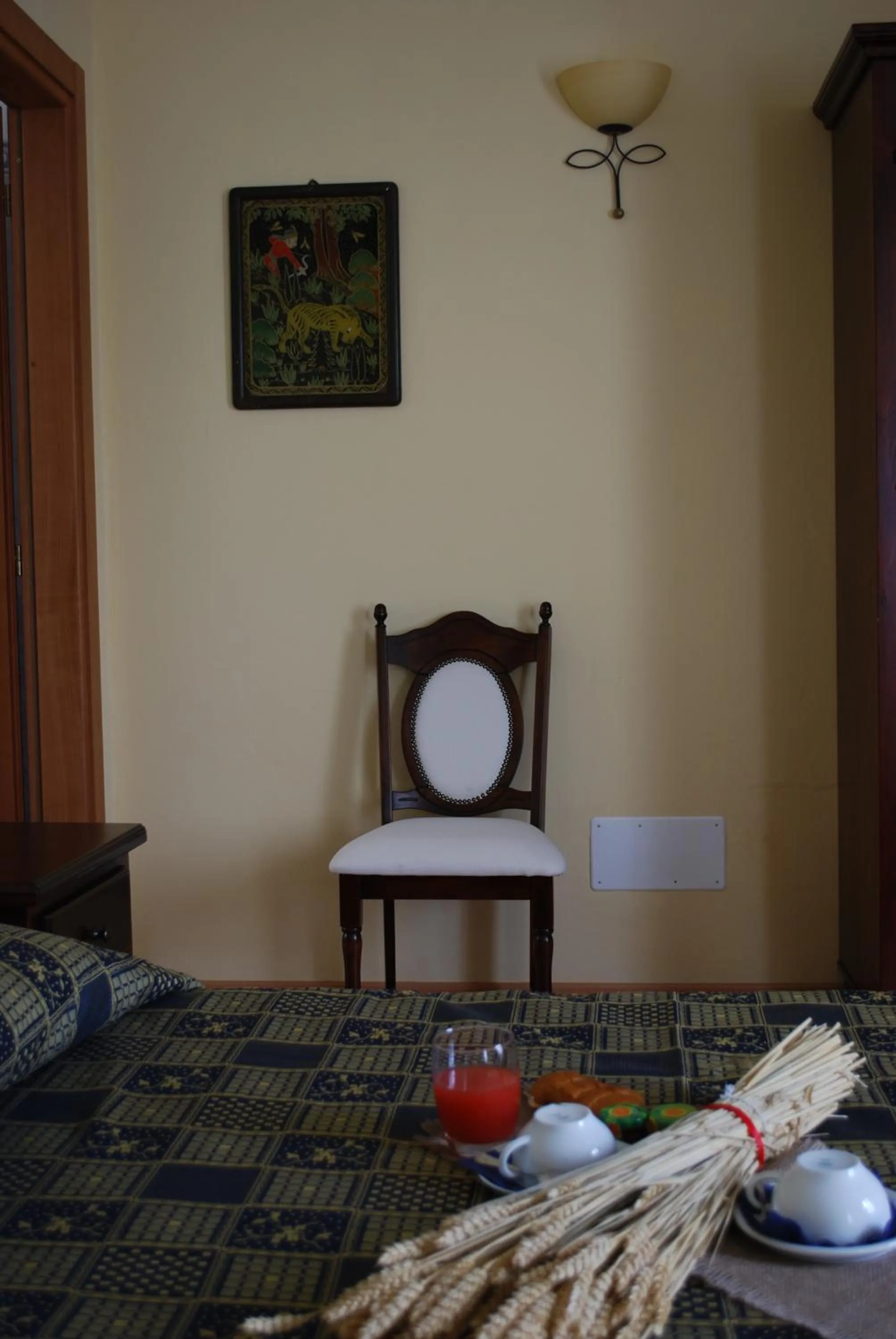 Decorative detail, Bed in Il Convento