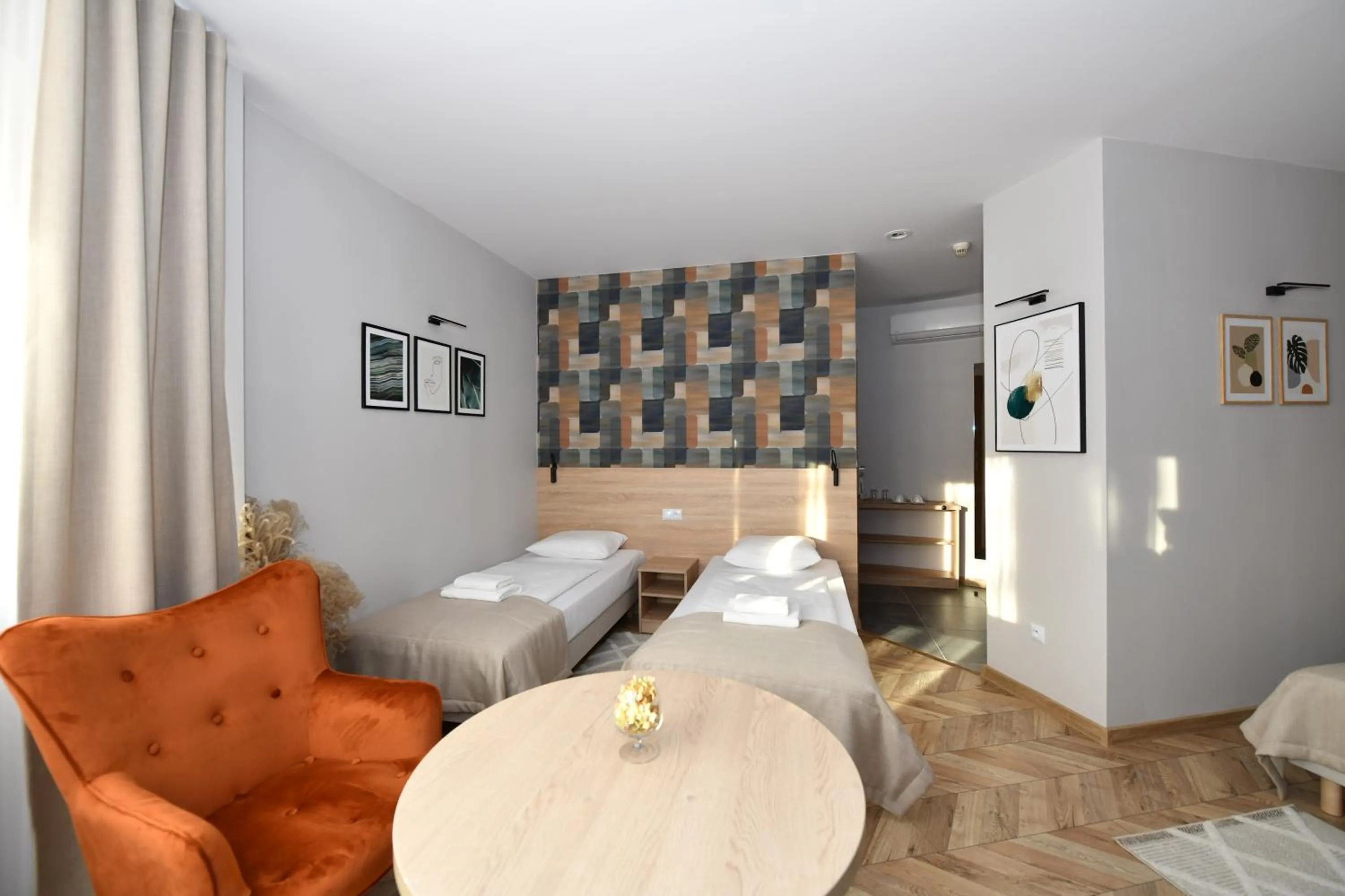 Bed in Hotel Polonia