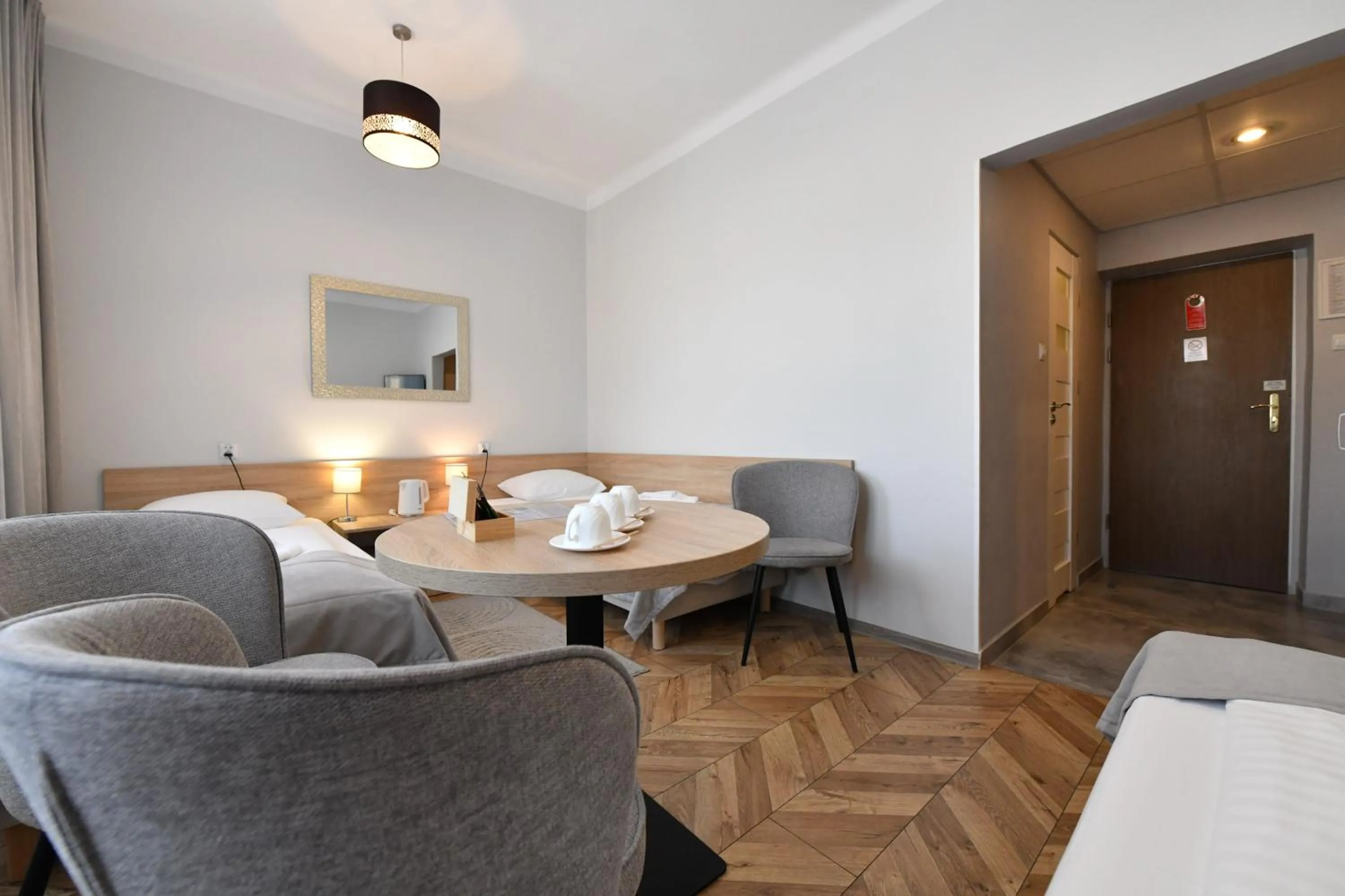 Seating area in Hotel Polonia