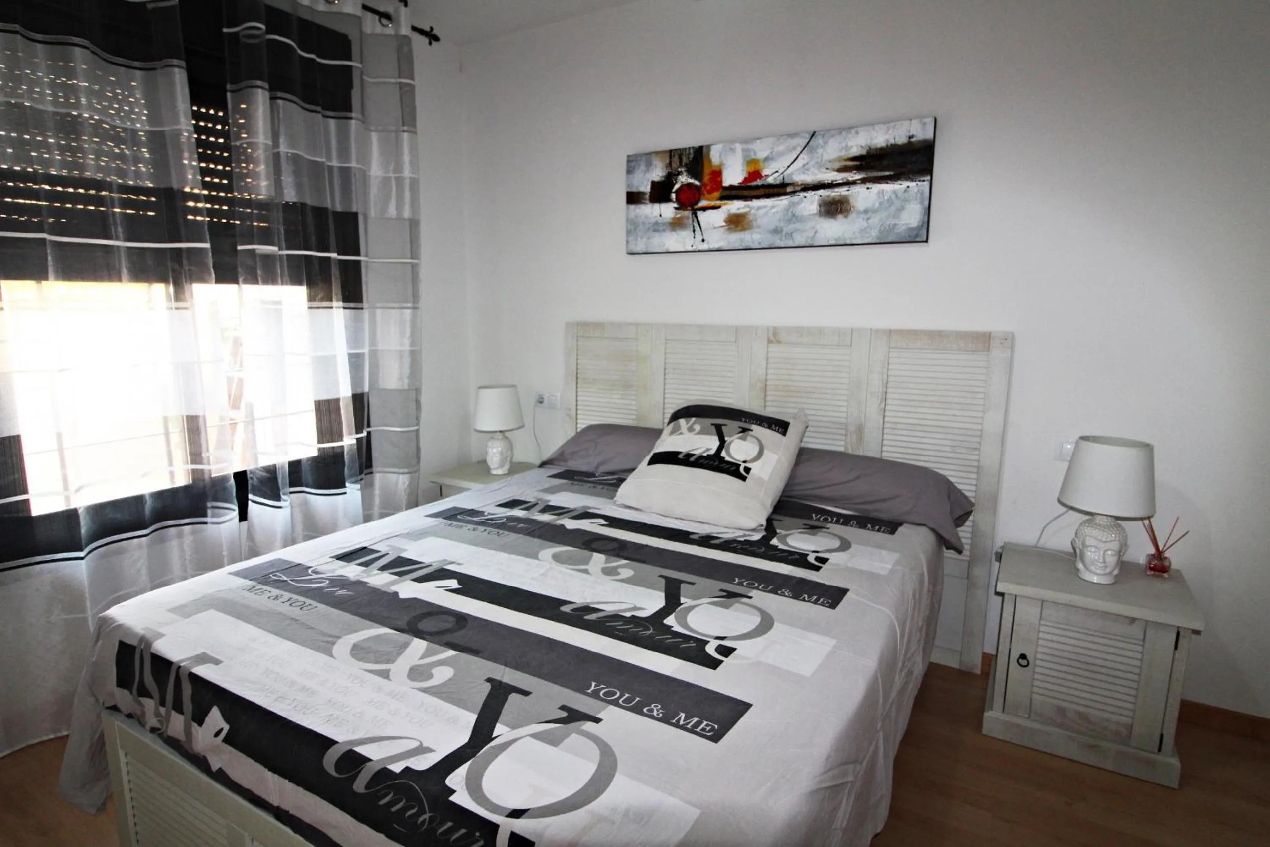 Bedroom, Bed in Apartamentos Alborada III