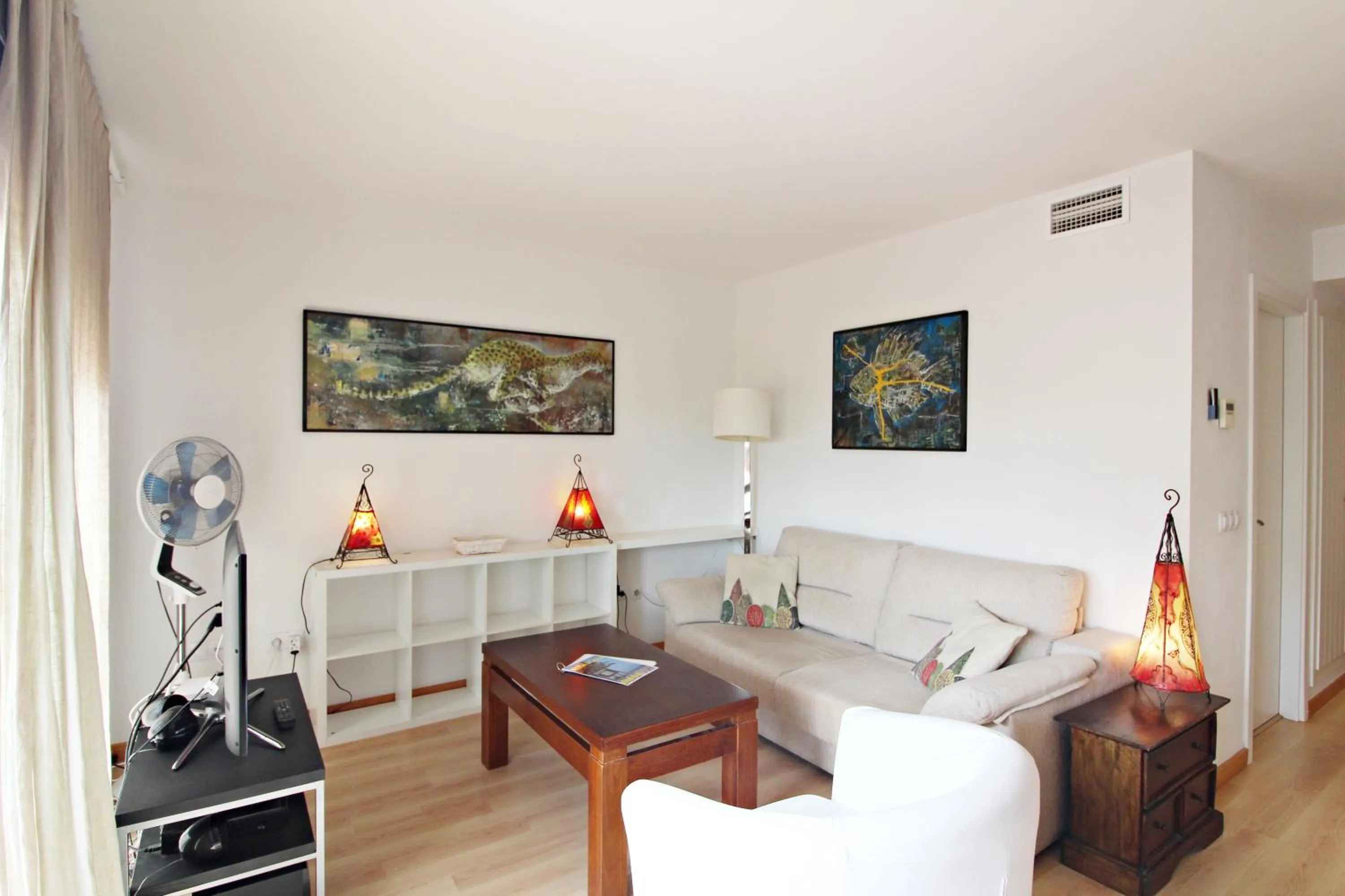 Living room in Apartamentos Alborada III