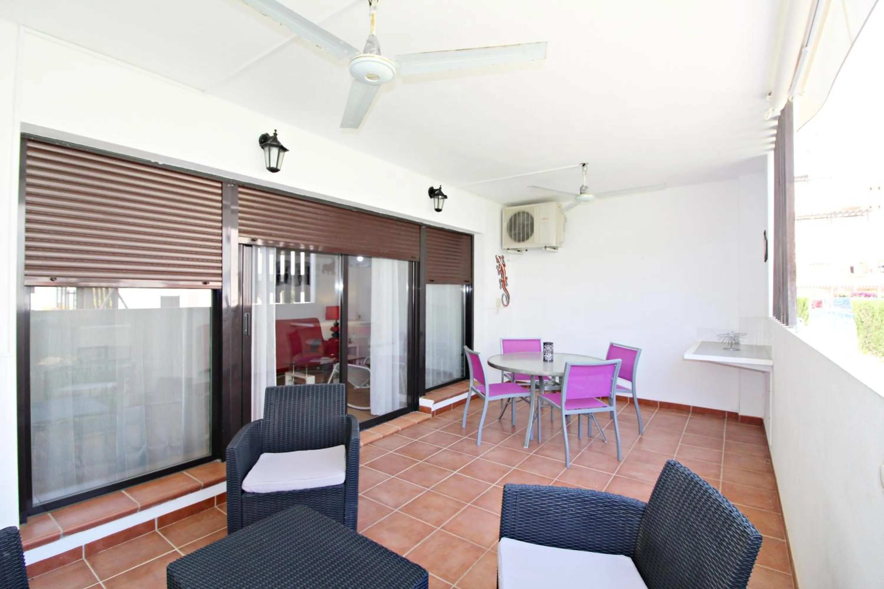 Balcony/Terrace in Apartamentos Alborada III