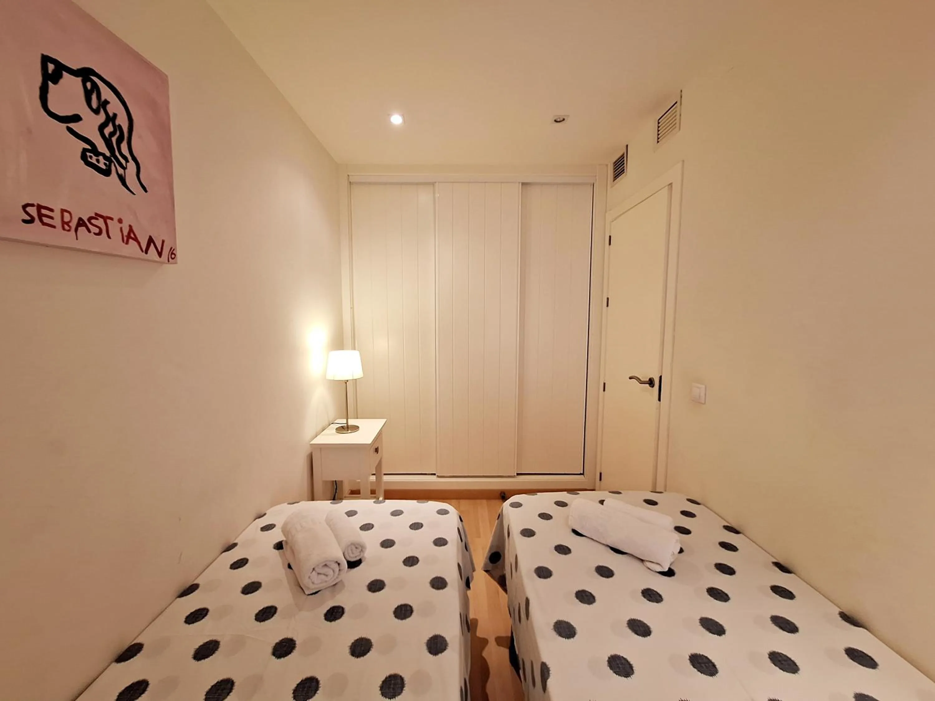 Bed in Apartamentos Alborada III