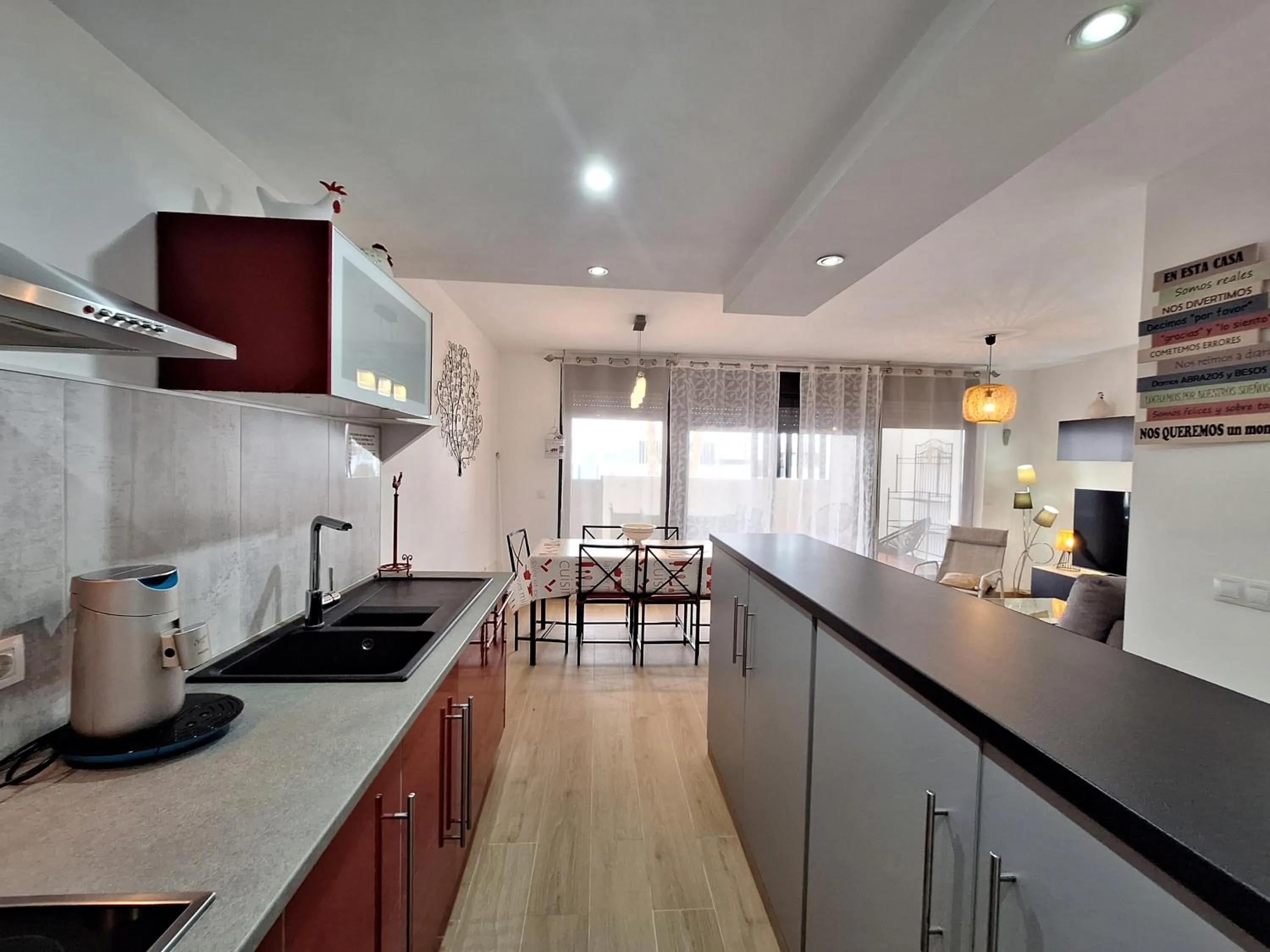 Dining area in Apartamentos Alborada III