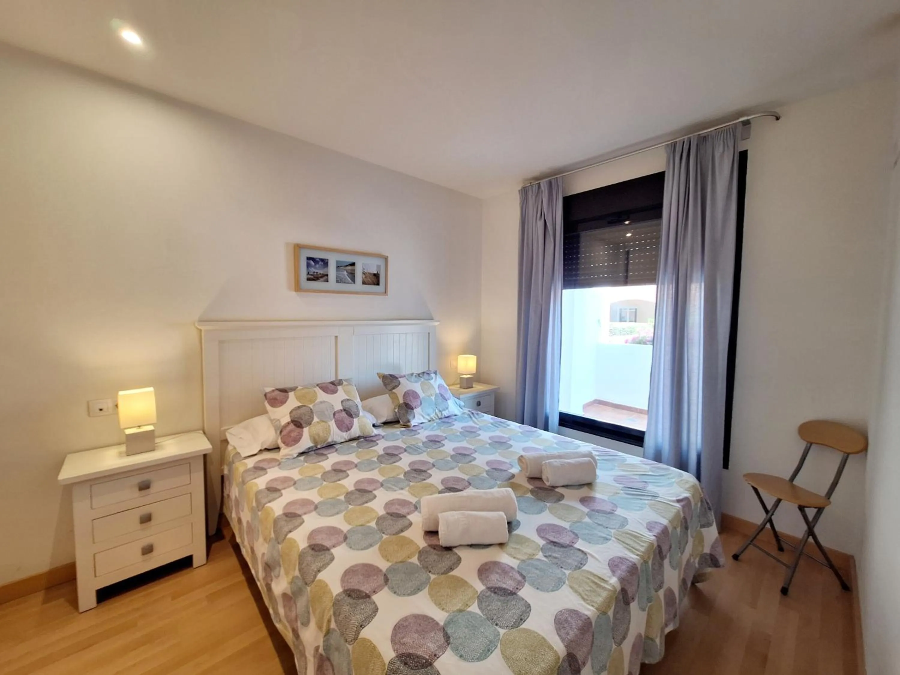 Bedroom, Bed in Apartamentos Alborada III