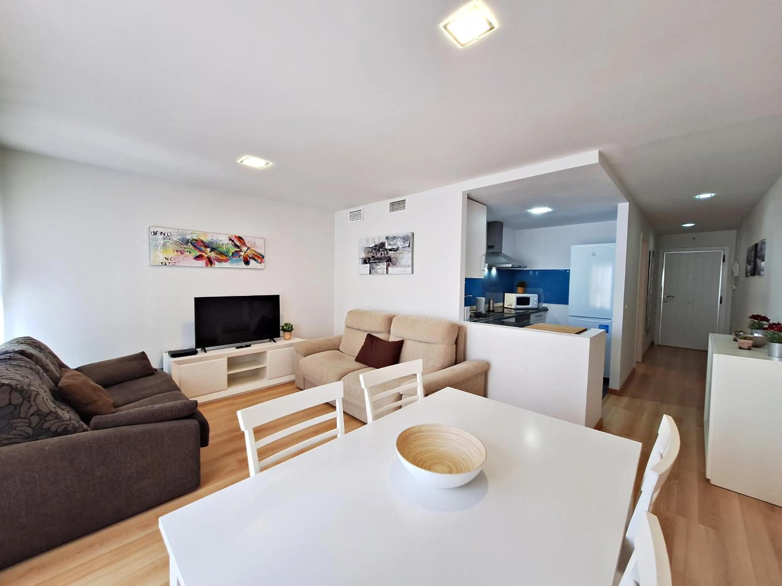 Dining area in Apartamentos Alborada III