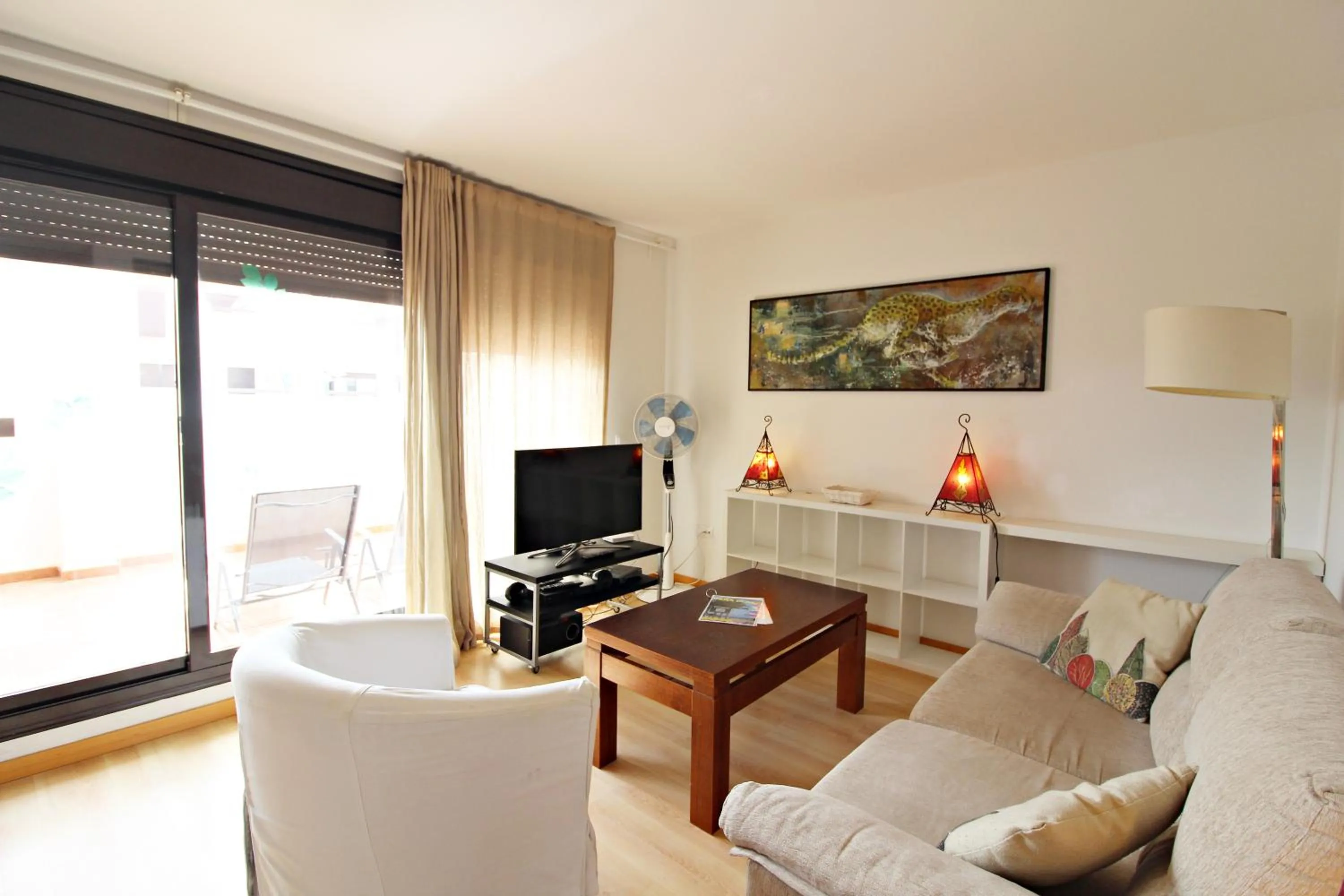 Living room in Apartamentos Alborada III