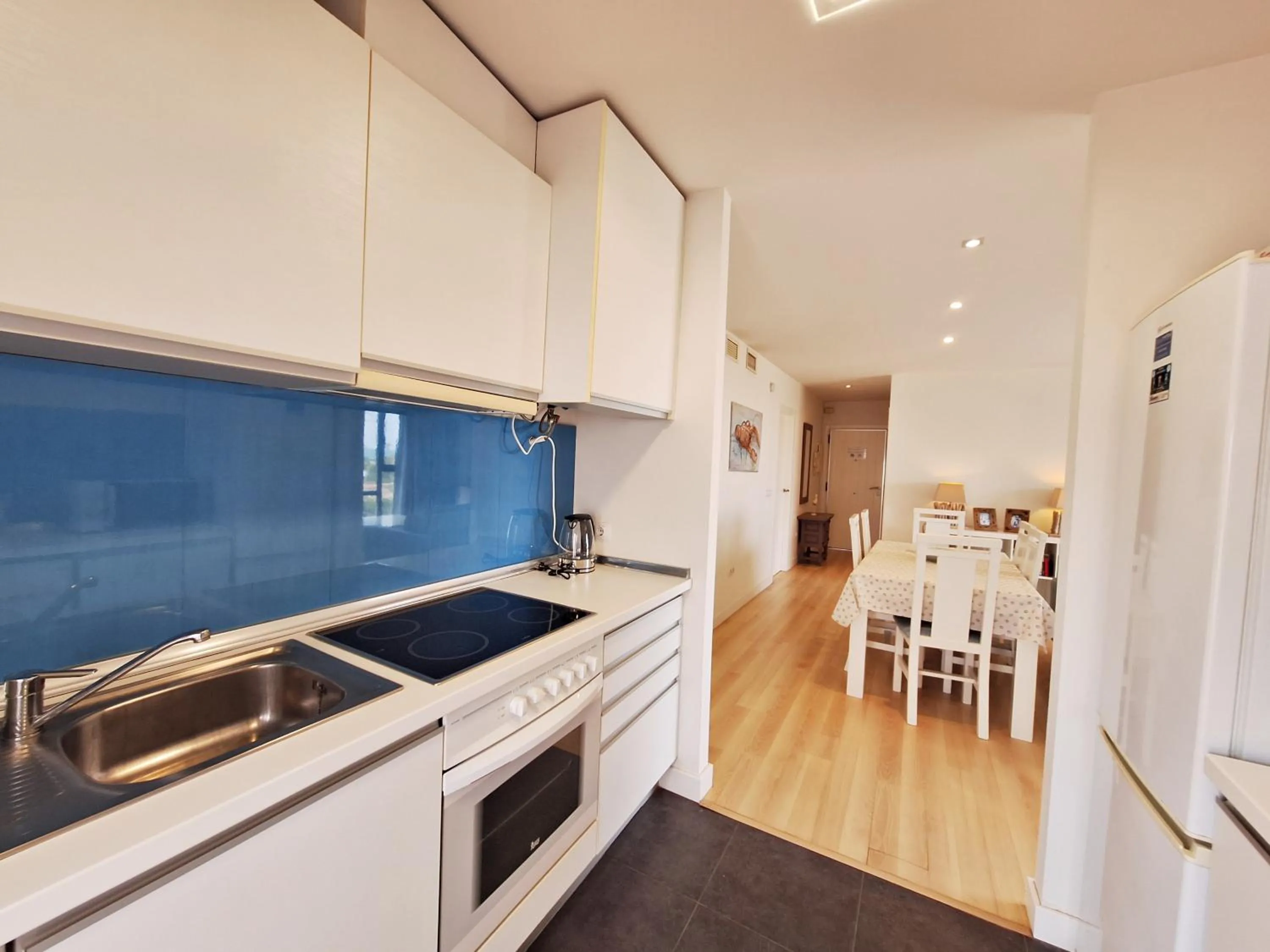 Kitchen or kitchenette in Apartamentos Alborada III