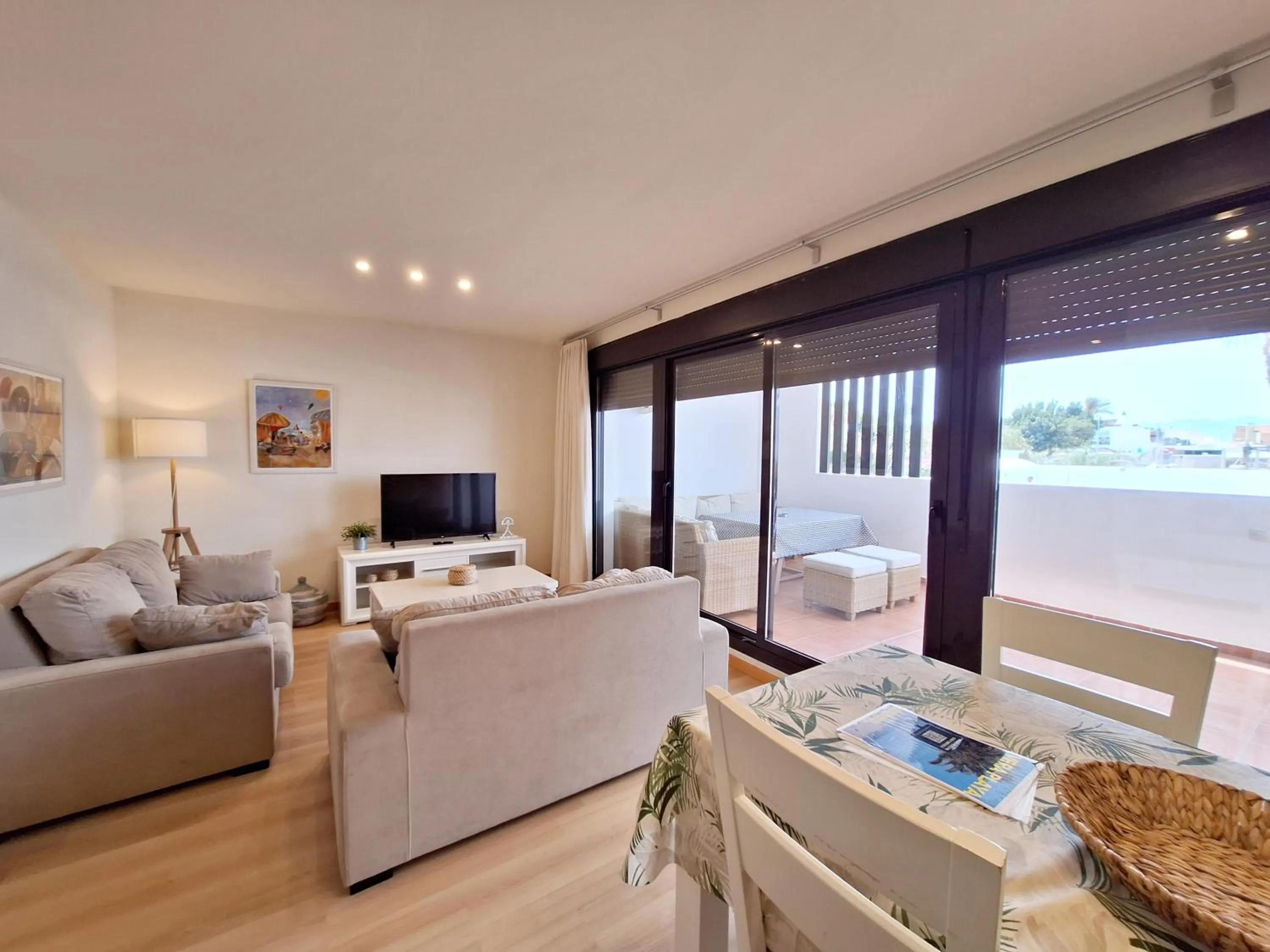 Living room in Apartamentos Alborada III