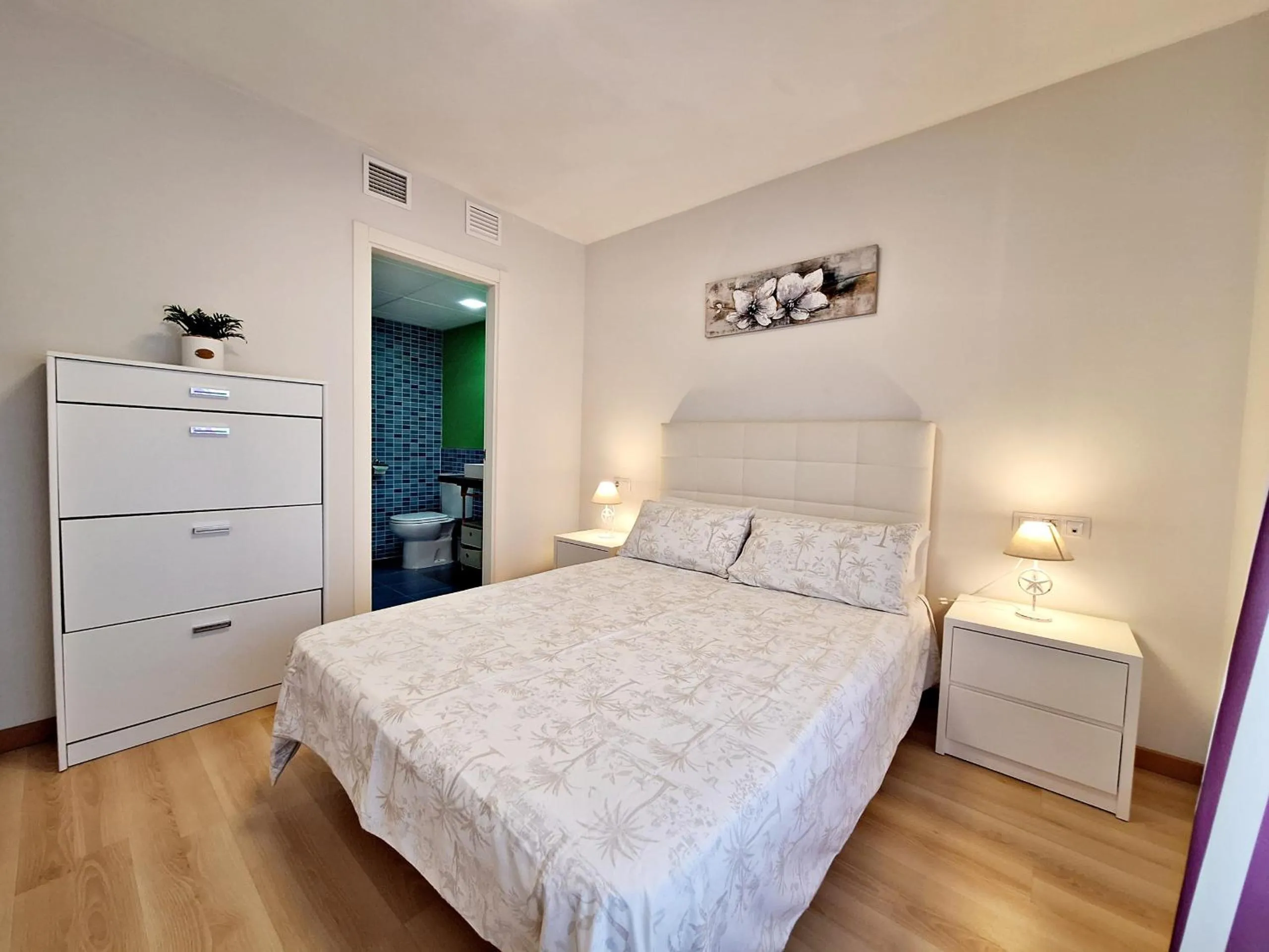 Bed in Apartamentos Alborada III