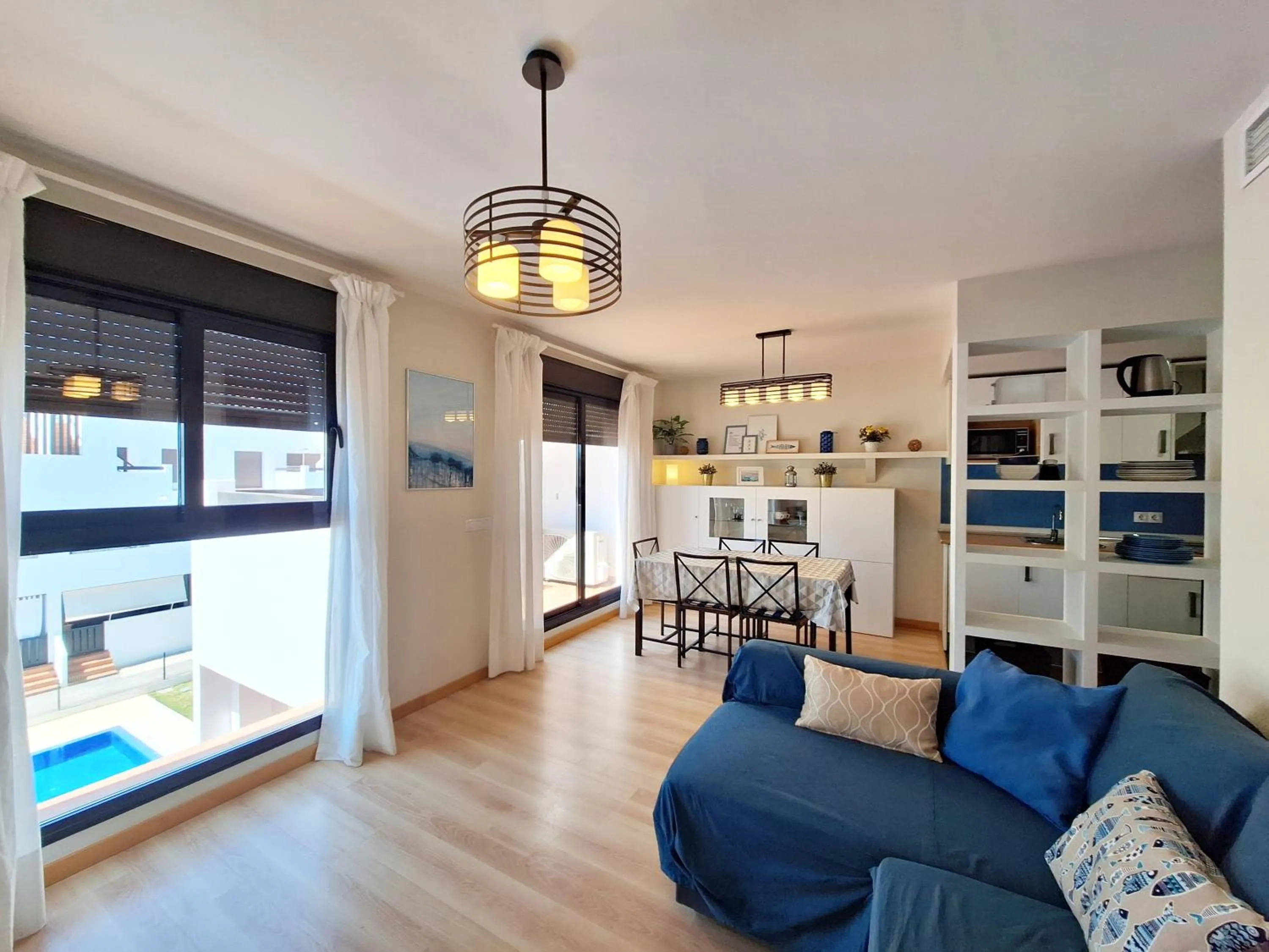 Living room in Apartamentos Alborada III