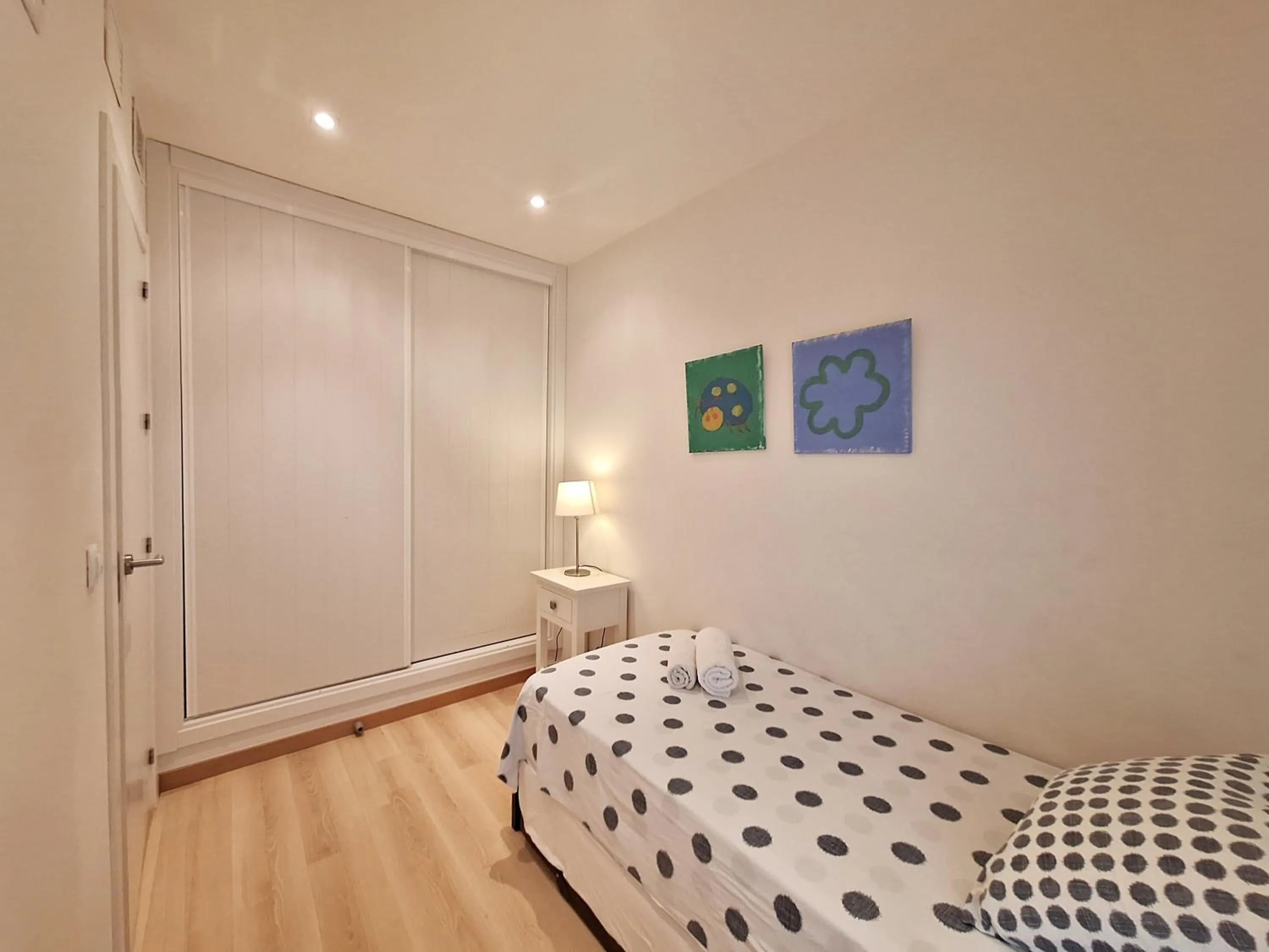 Bedroom, Bed in Apartamentos Alborada III