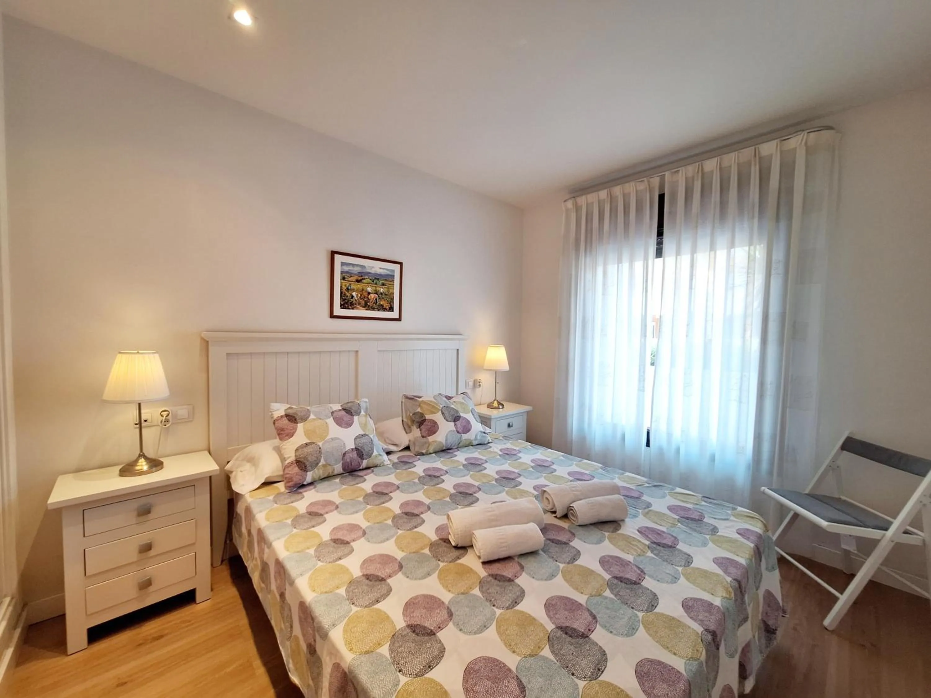 Bedroom, Bed in Apartamentos Alborada III