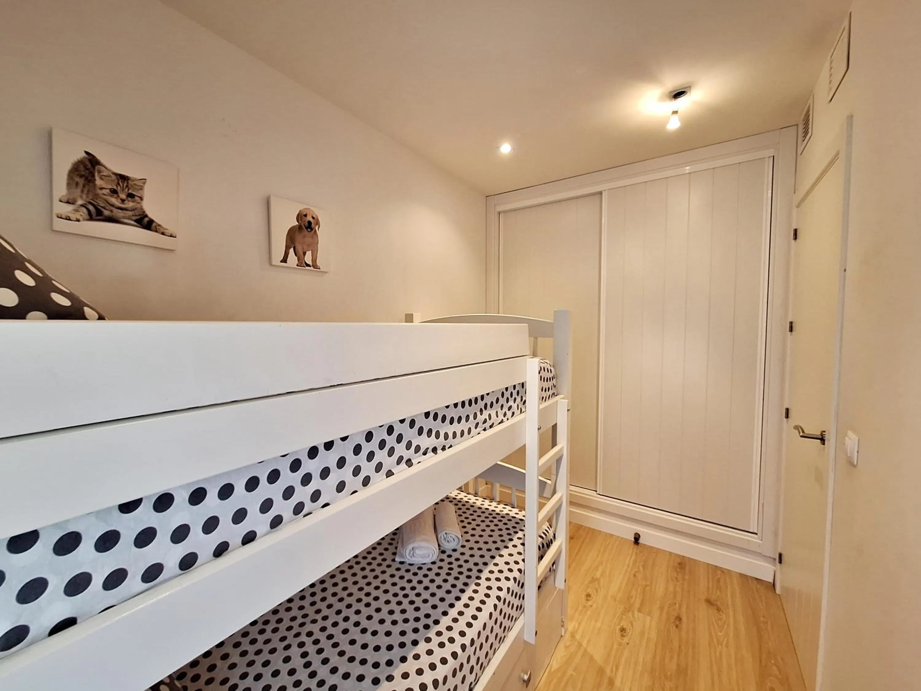 Bedroom, Bed in Apartamentos Alborada III