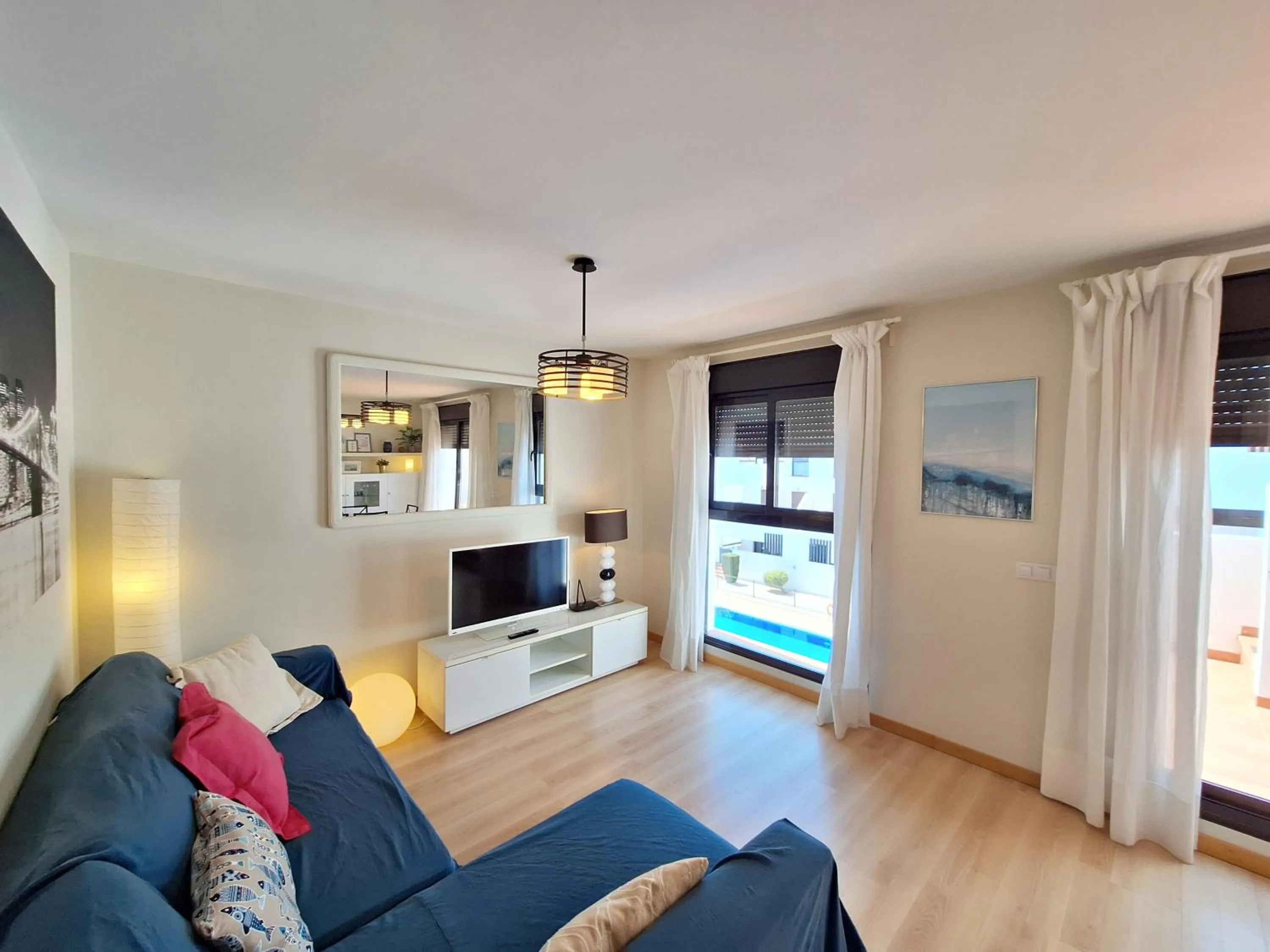 Living room in Apartamentos Alborada III