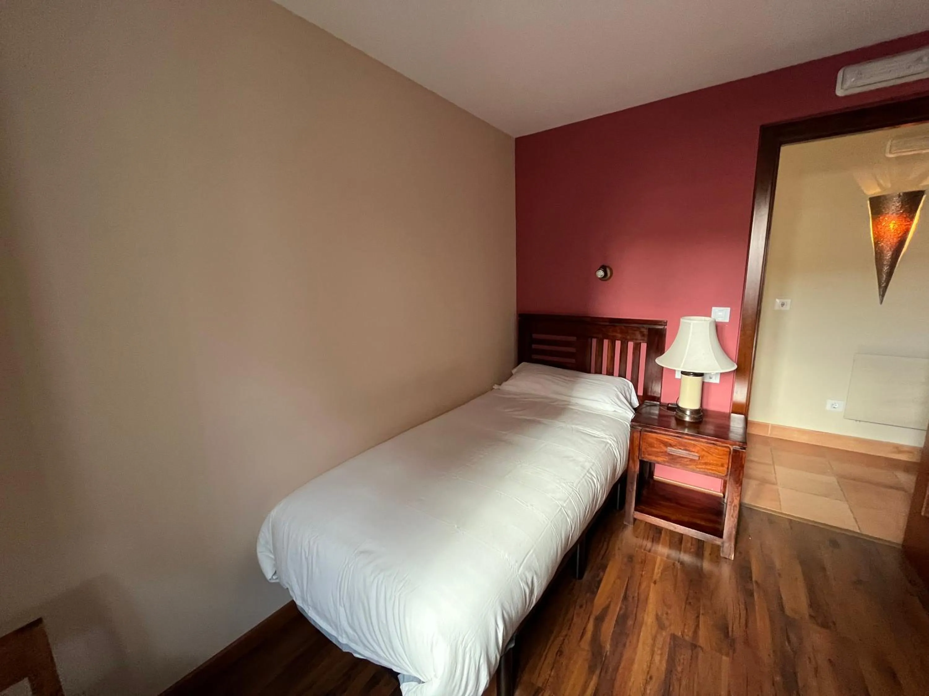 Bed in Hotel Cabo Ortegal