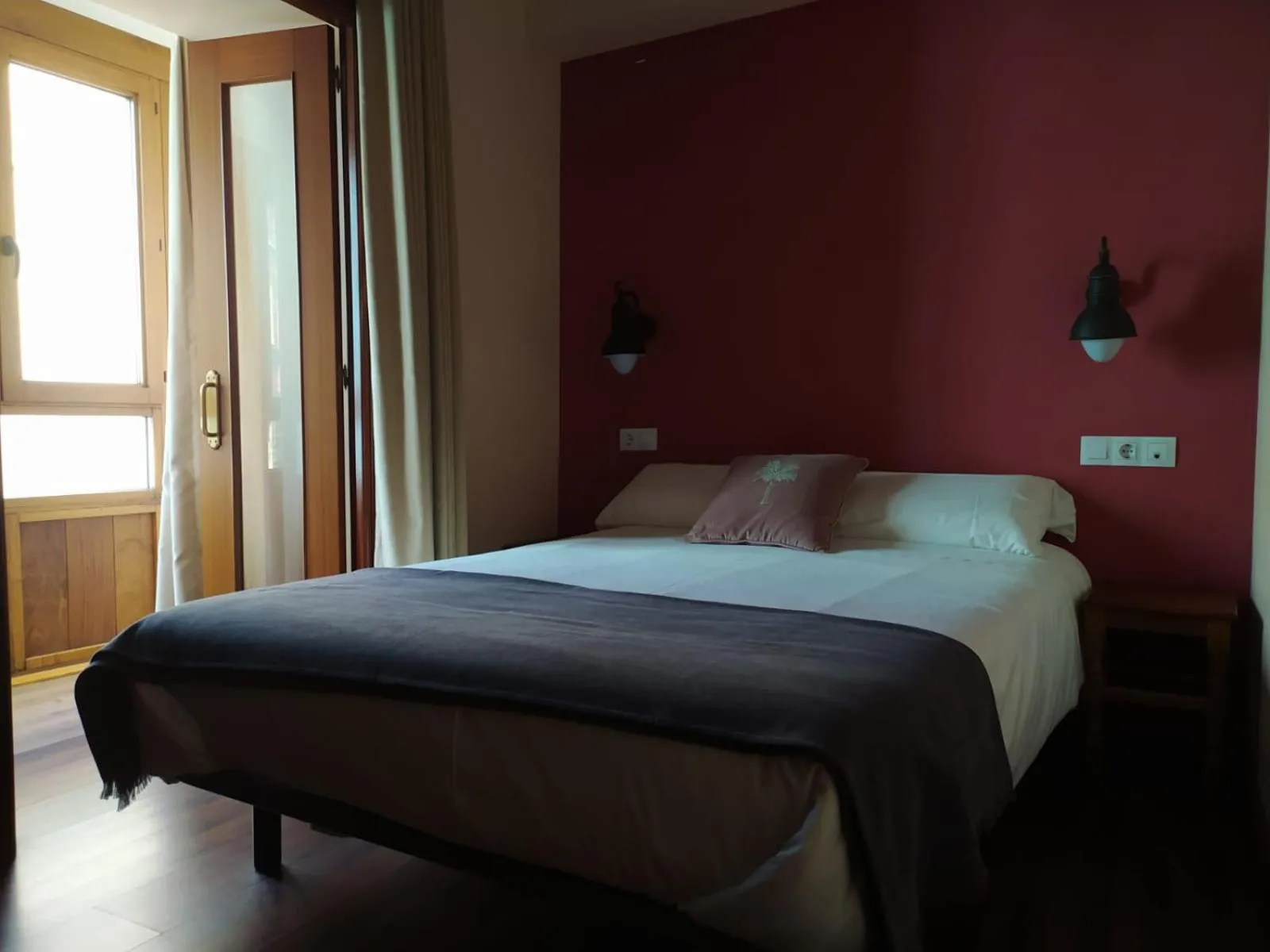 Bed in Hotel Cabo Ortegal