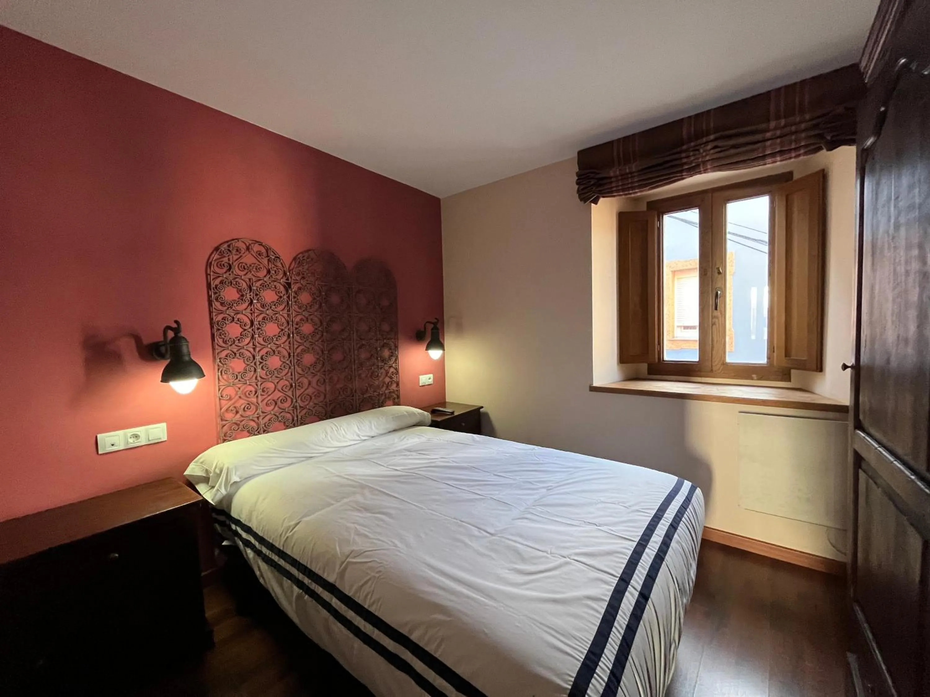 Bed in Hotel Cabo Ortegal