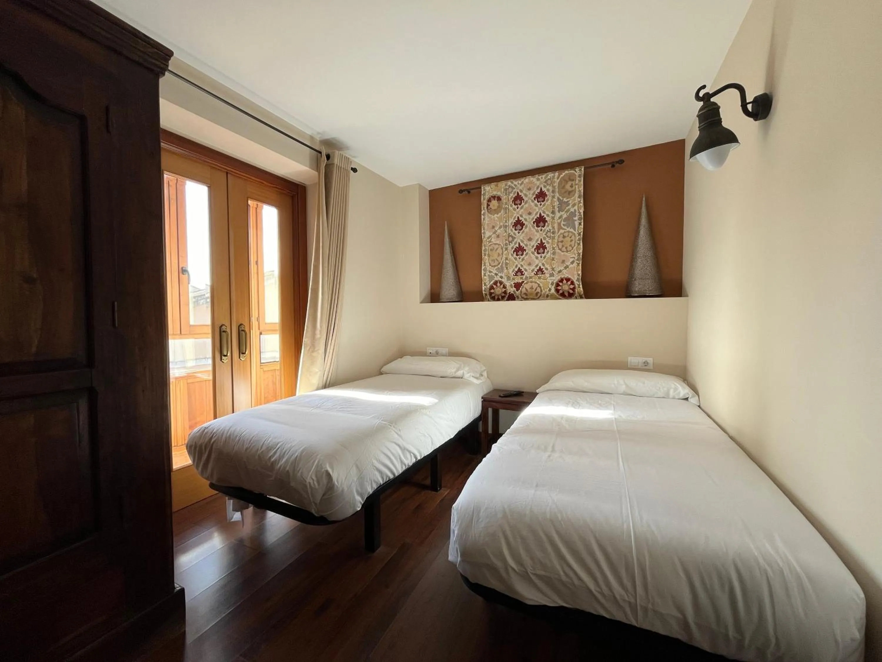 Bed in Hotel Cabo Ortegal