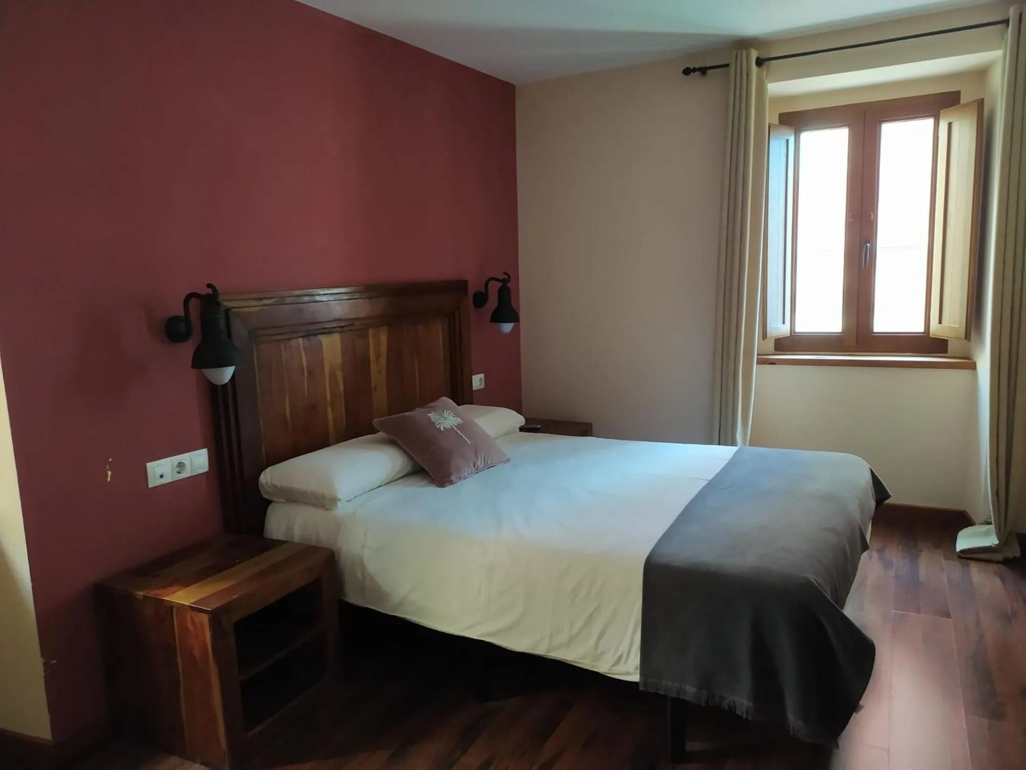 Bed in Hotel Cabo Ortegal