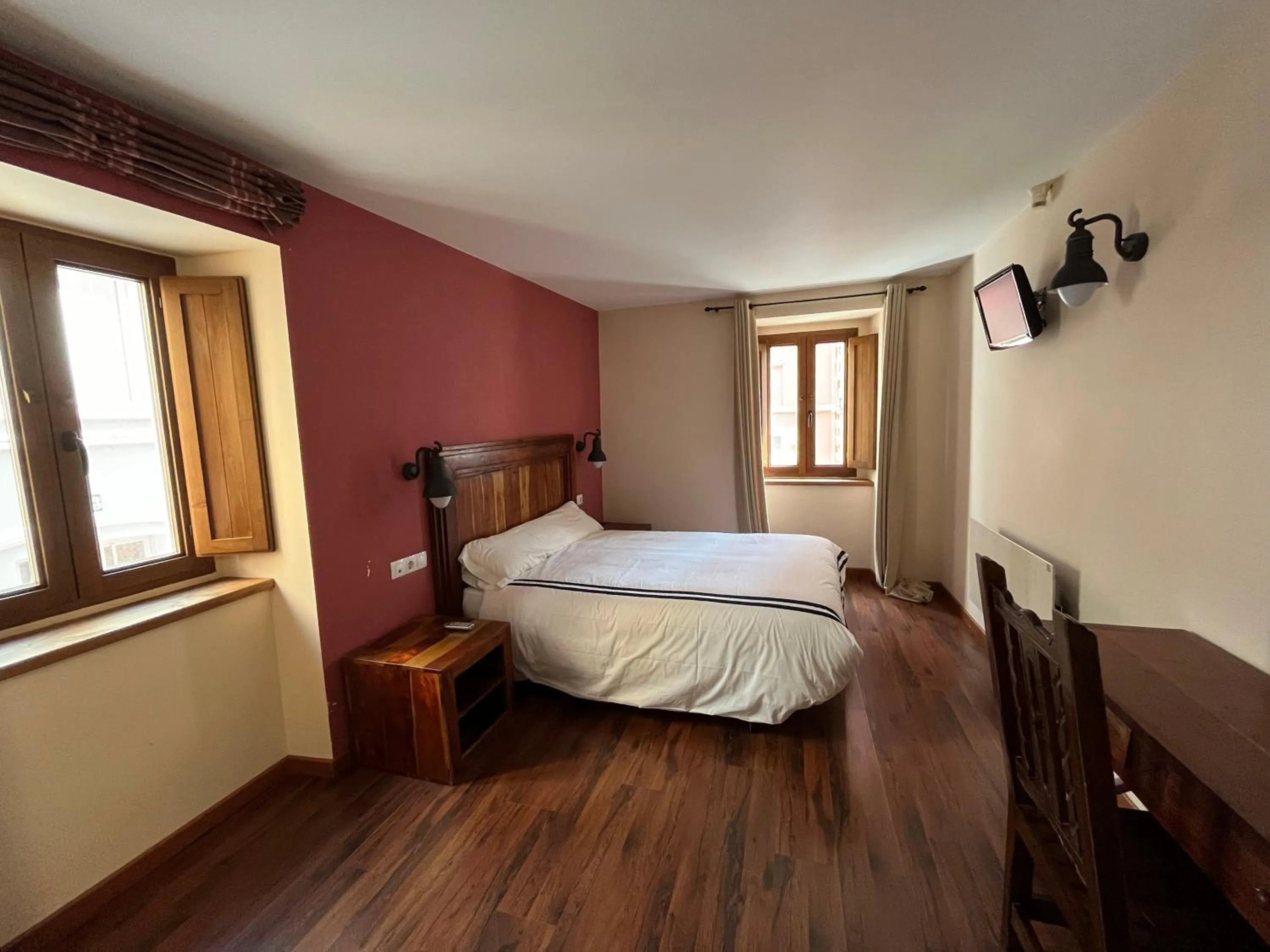 Bed in Hotel Cabo Ortegal