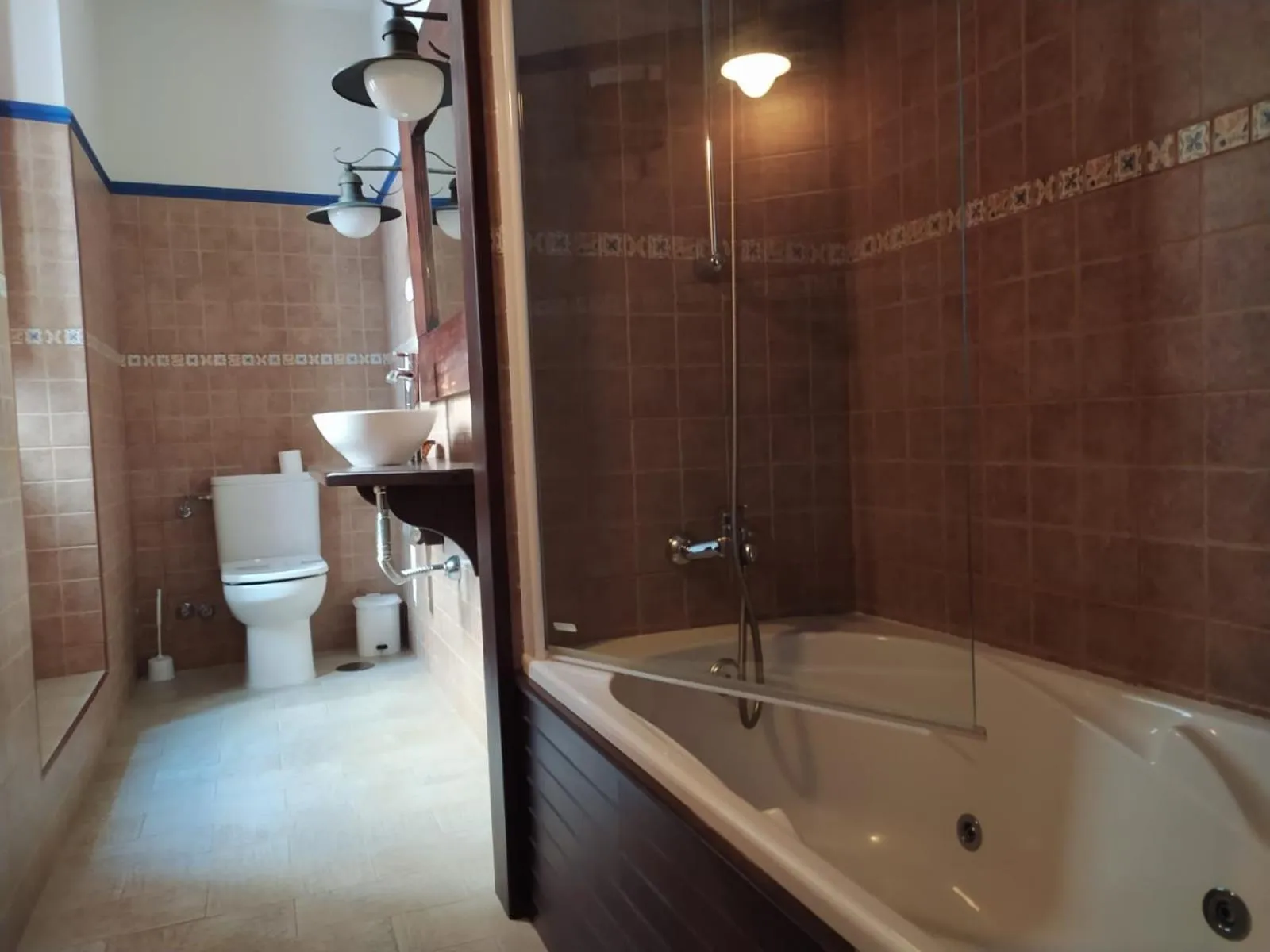 Shower in Hotel Cabo Ortegal