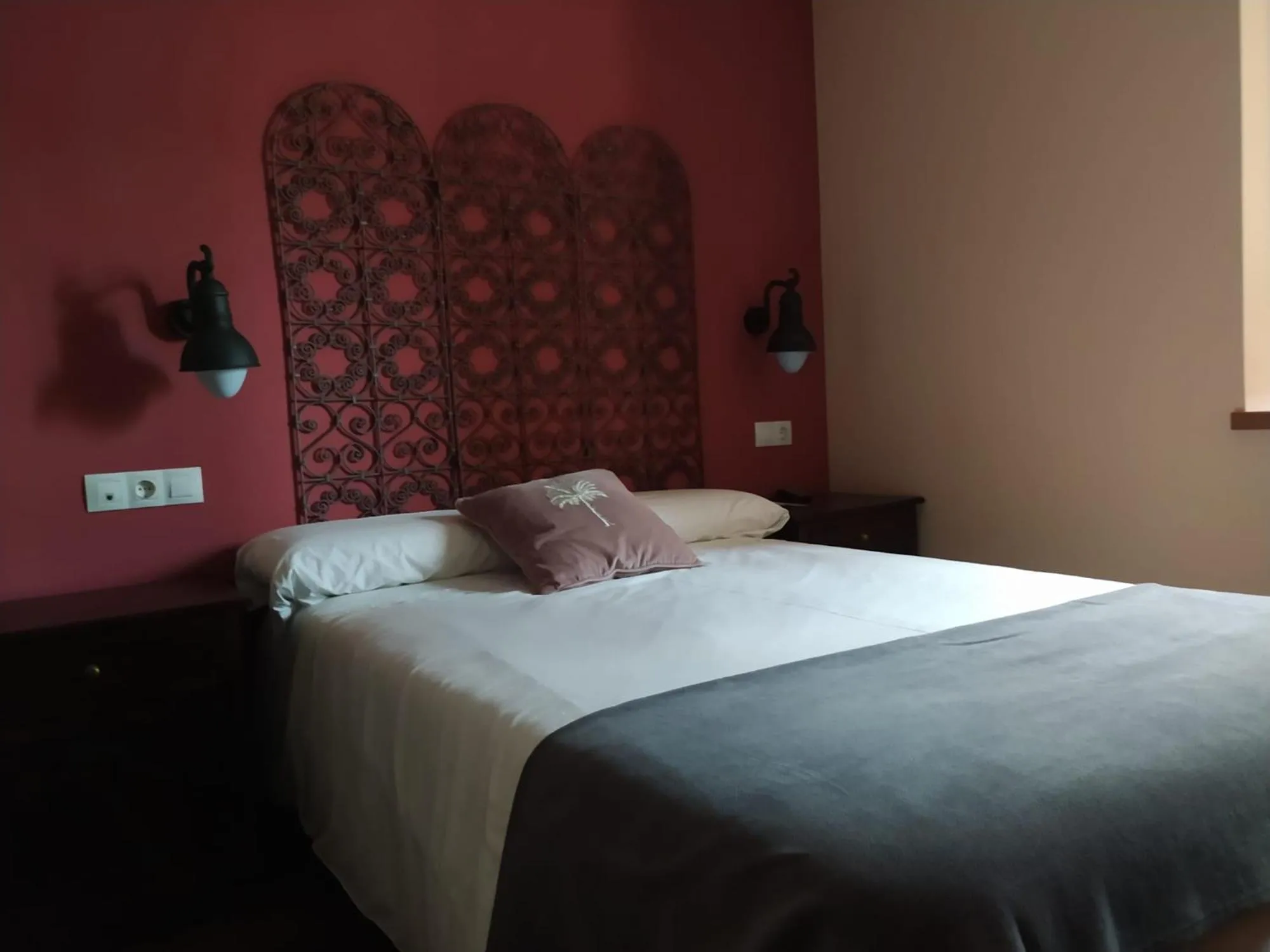 Bed in Hotel Cabo Ortegal