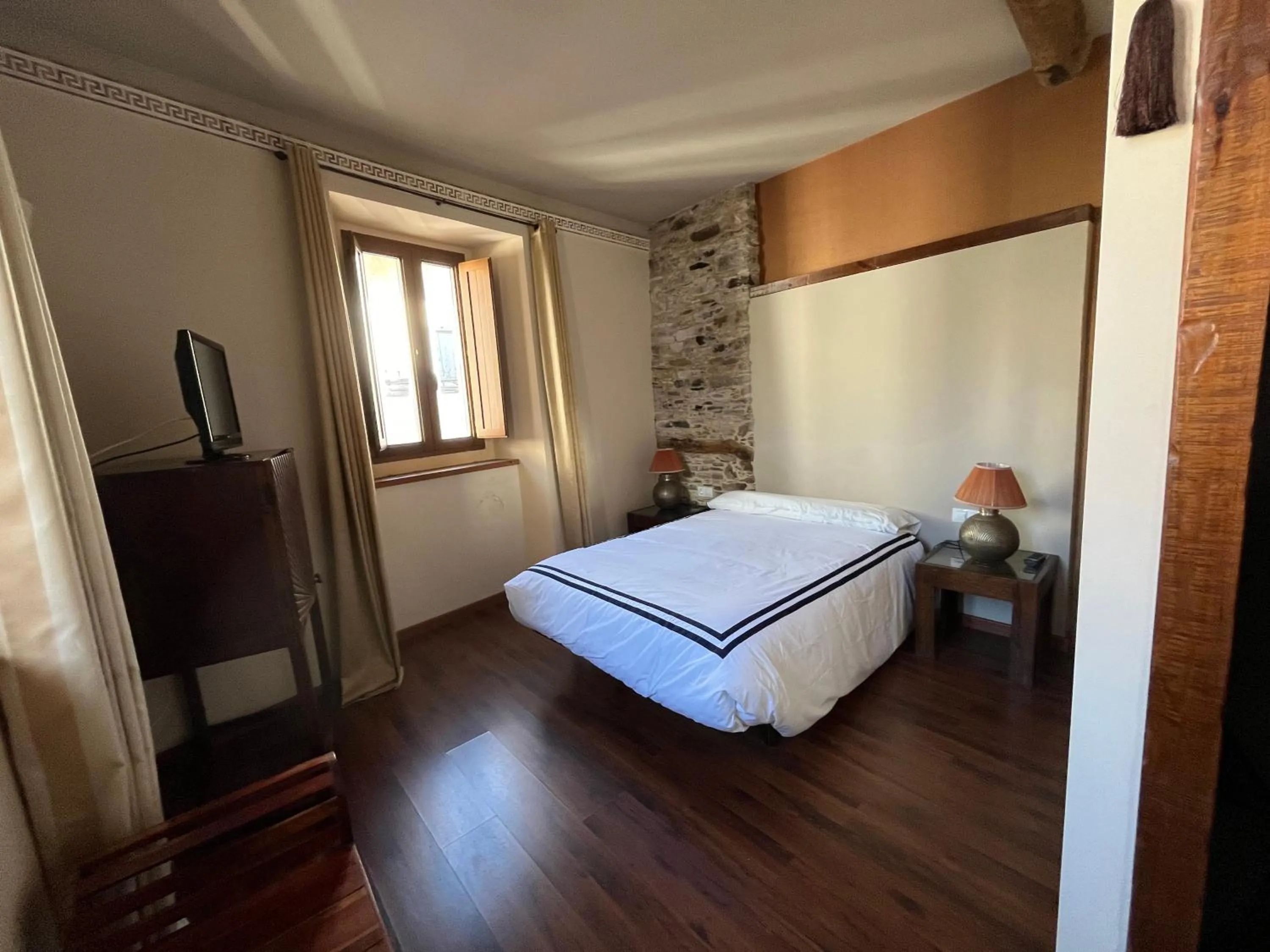 Bed in Hotel Cabo Ortegal