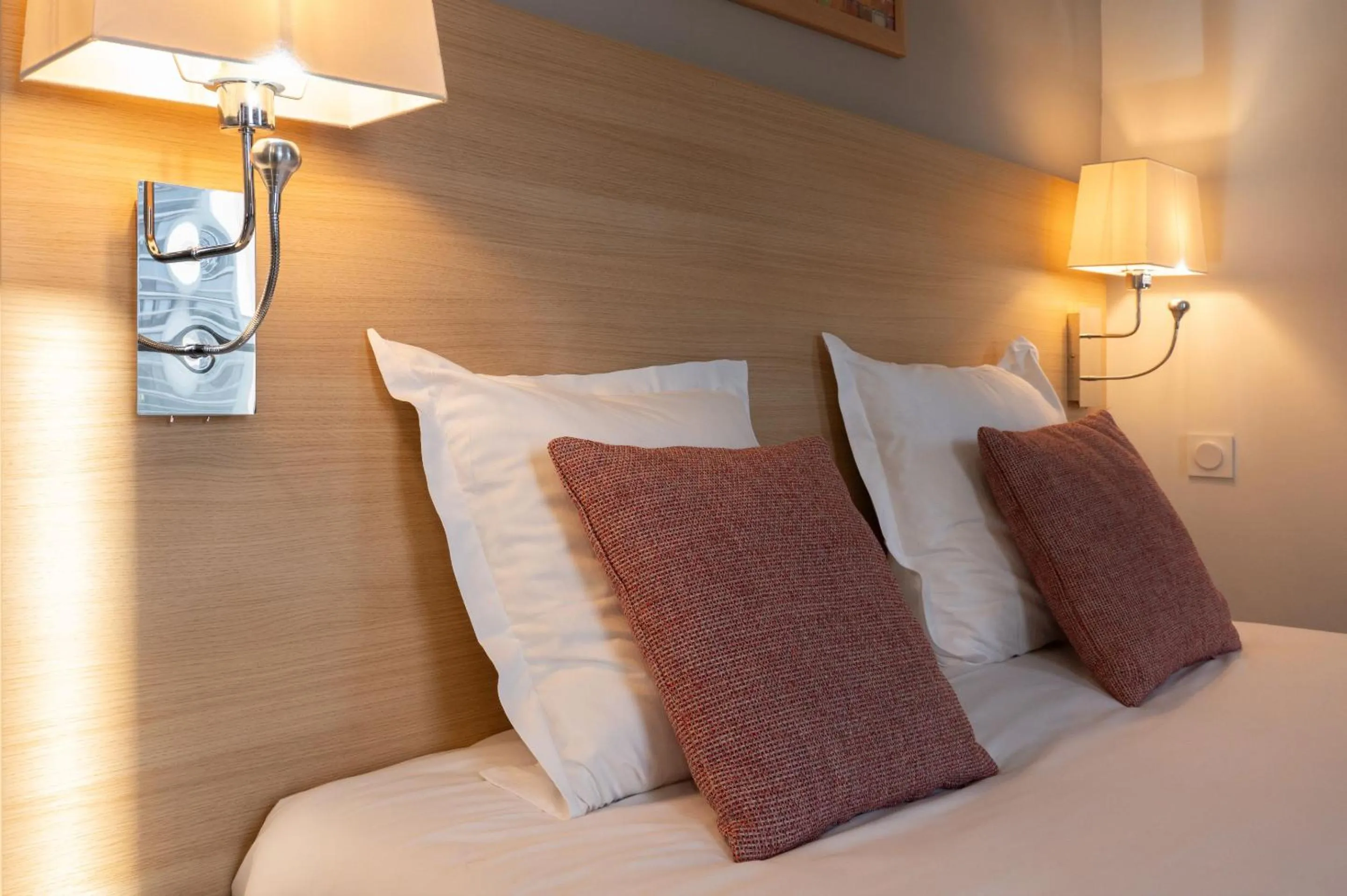 Bedroom, Bed in Appart'Hotel Odalys City - Nantes Cité des congrès