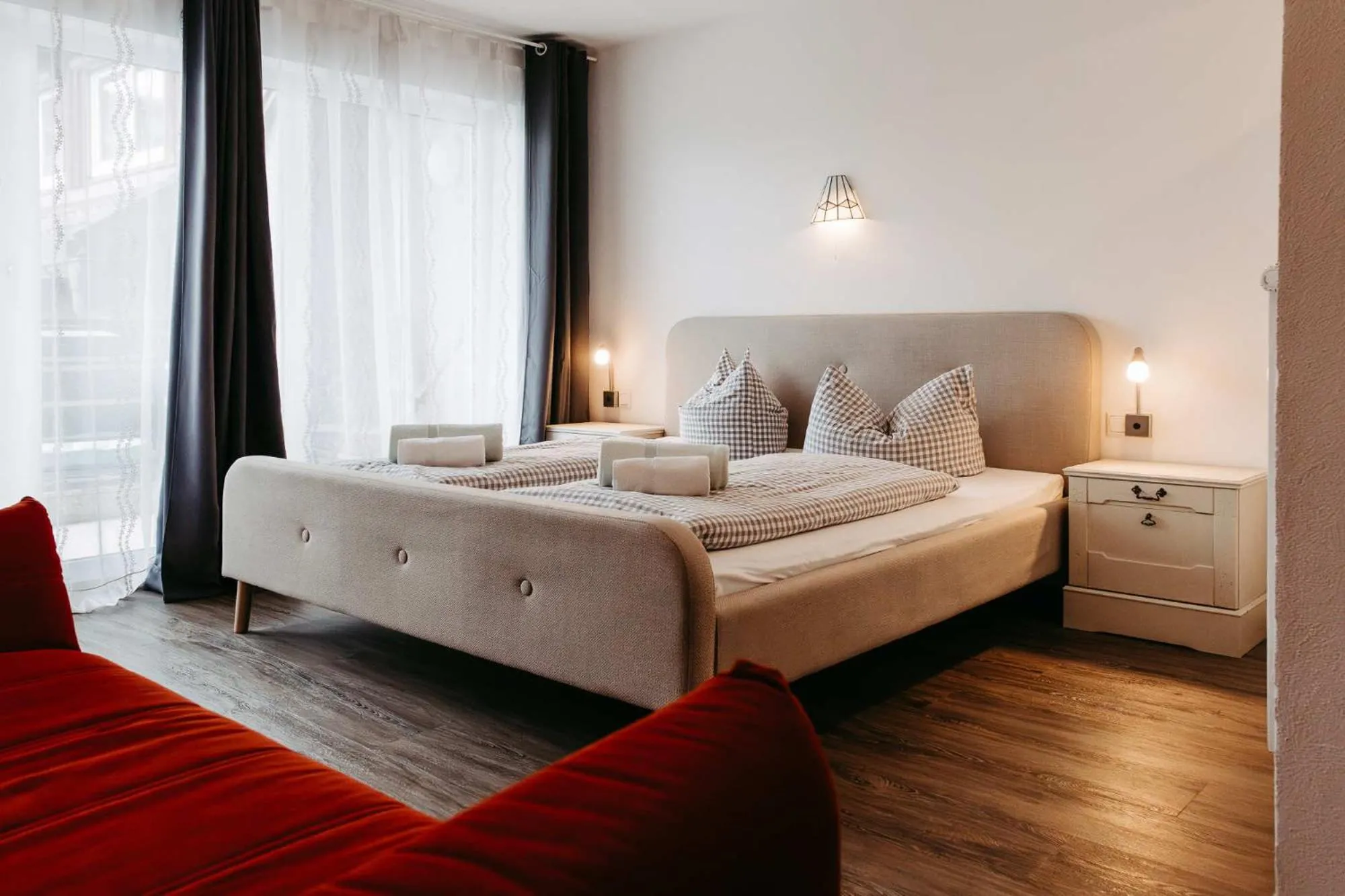 Bed in Pension Adler