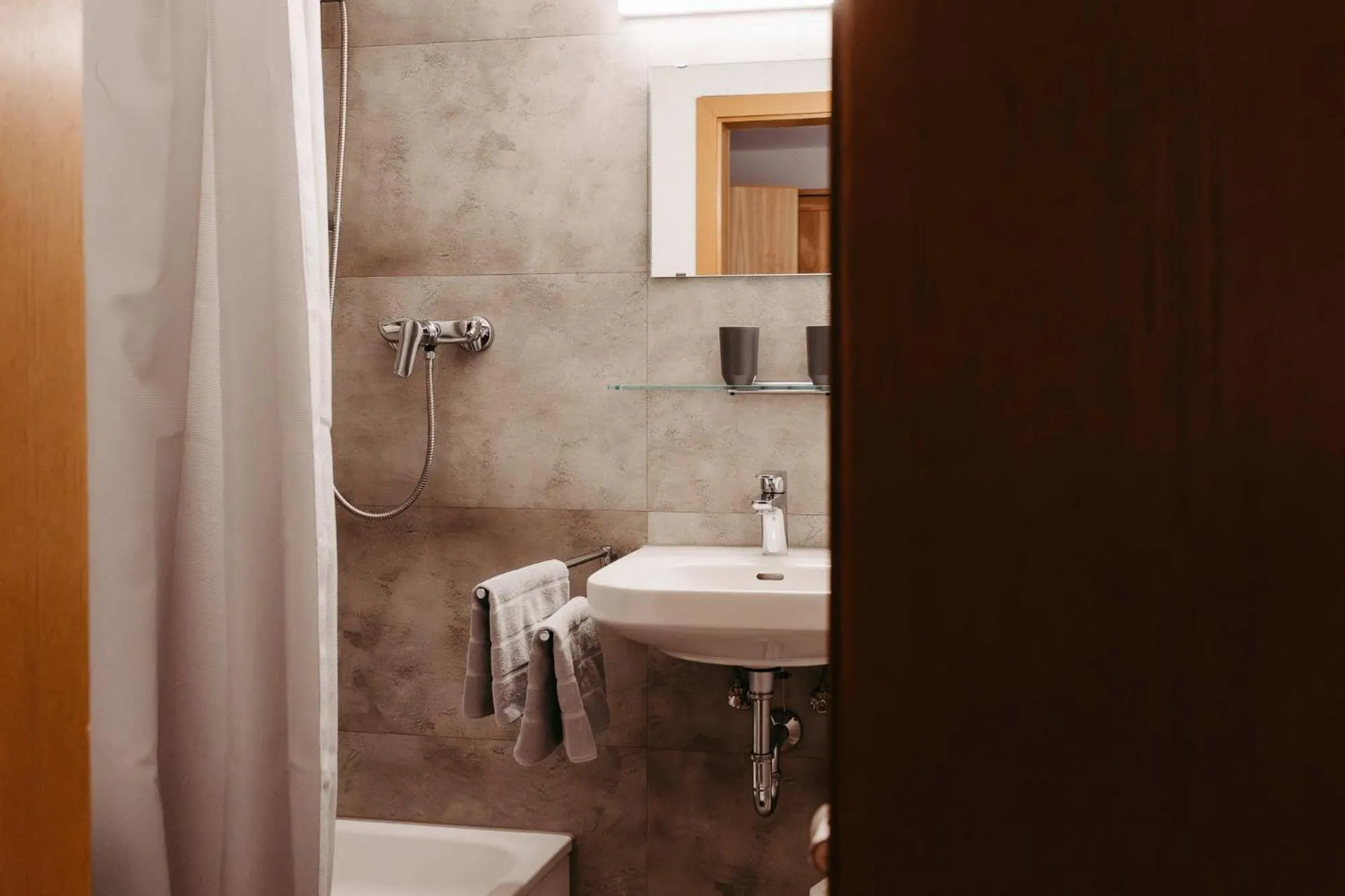 Shower in Pension Adler