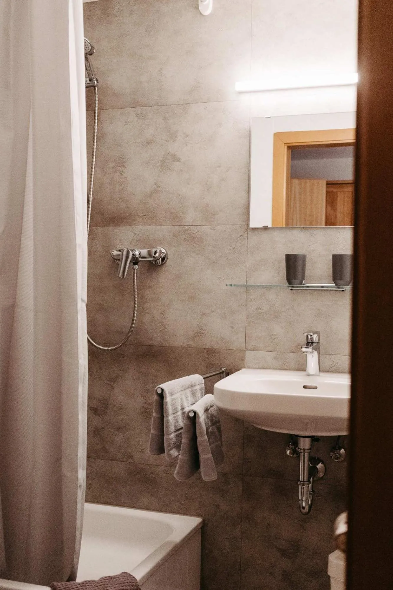 Shower in Pension Adler