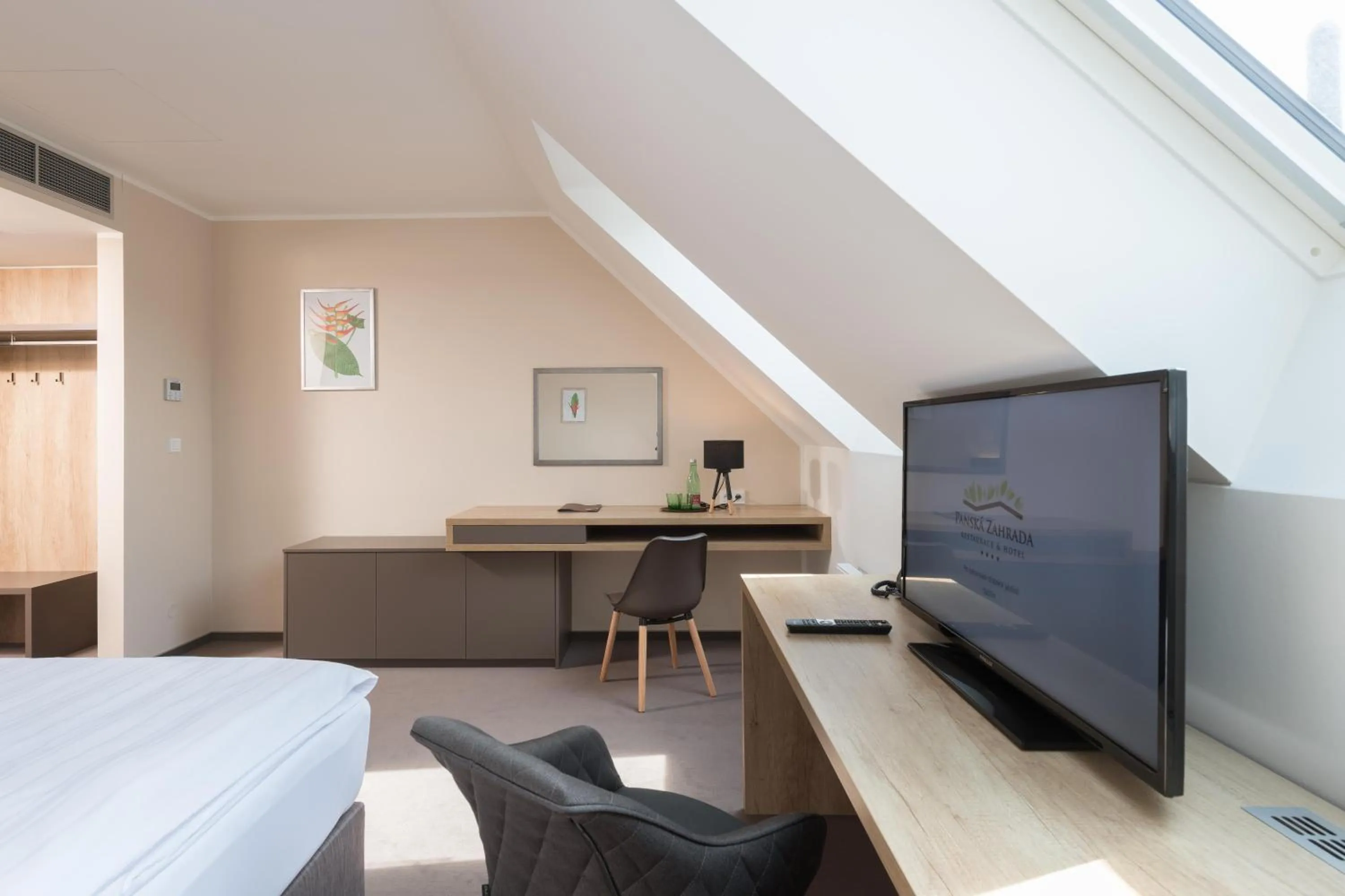 Bed in Hotel Panská Zahrada