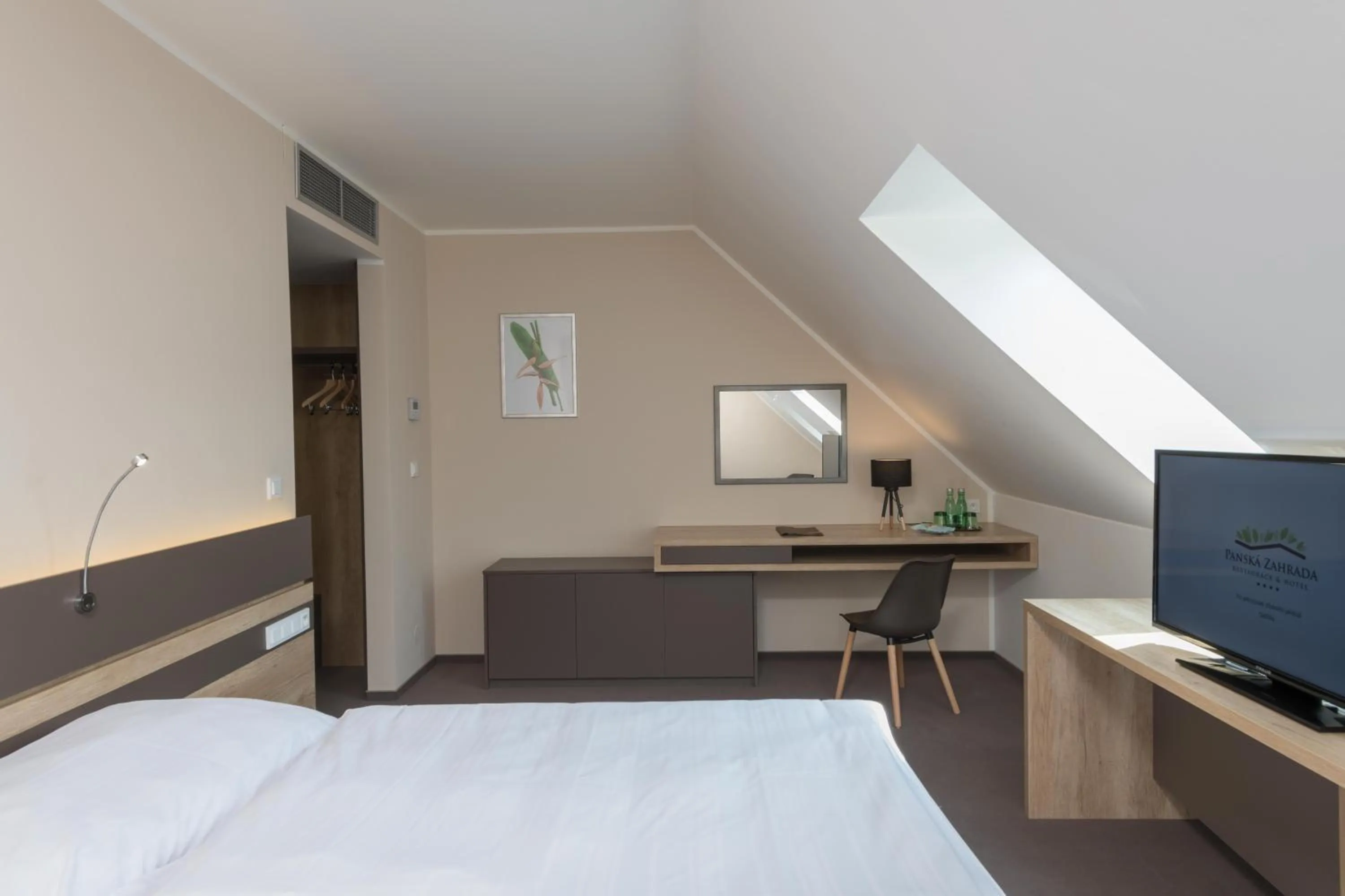 Bed in Hotel Panská Zahrada