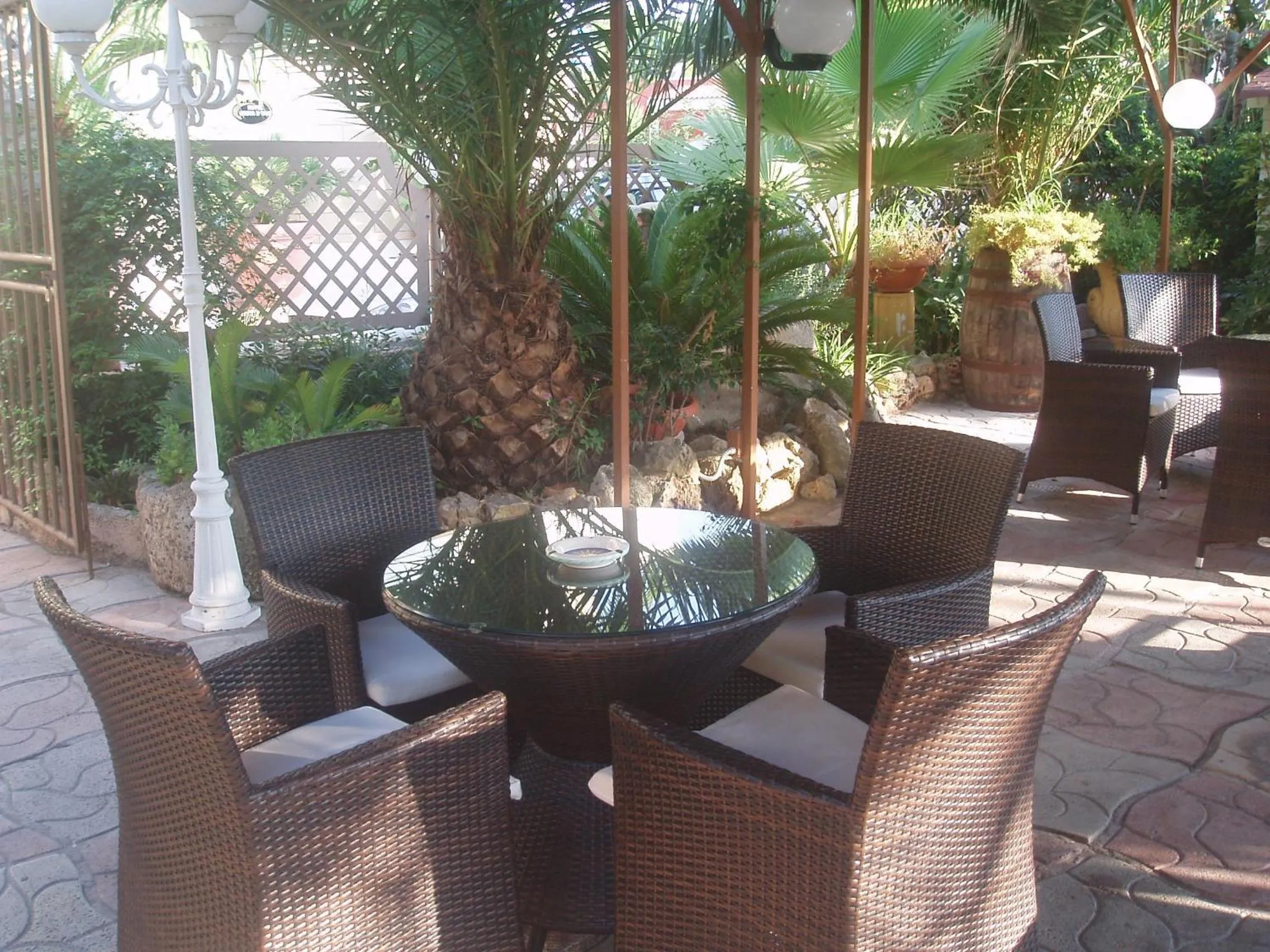 Patio in Hotel Costa D'Oro
